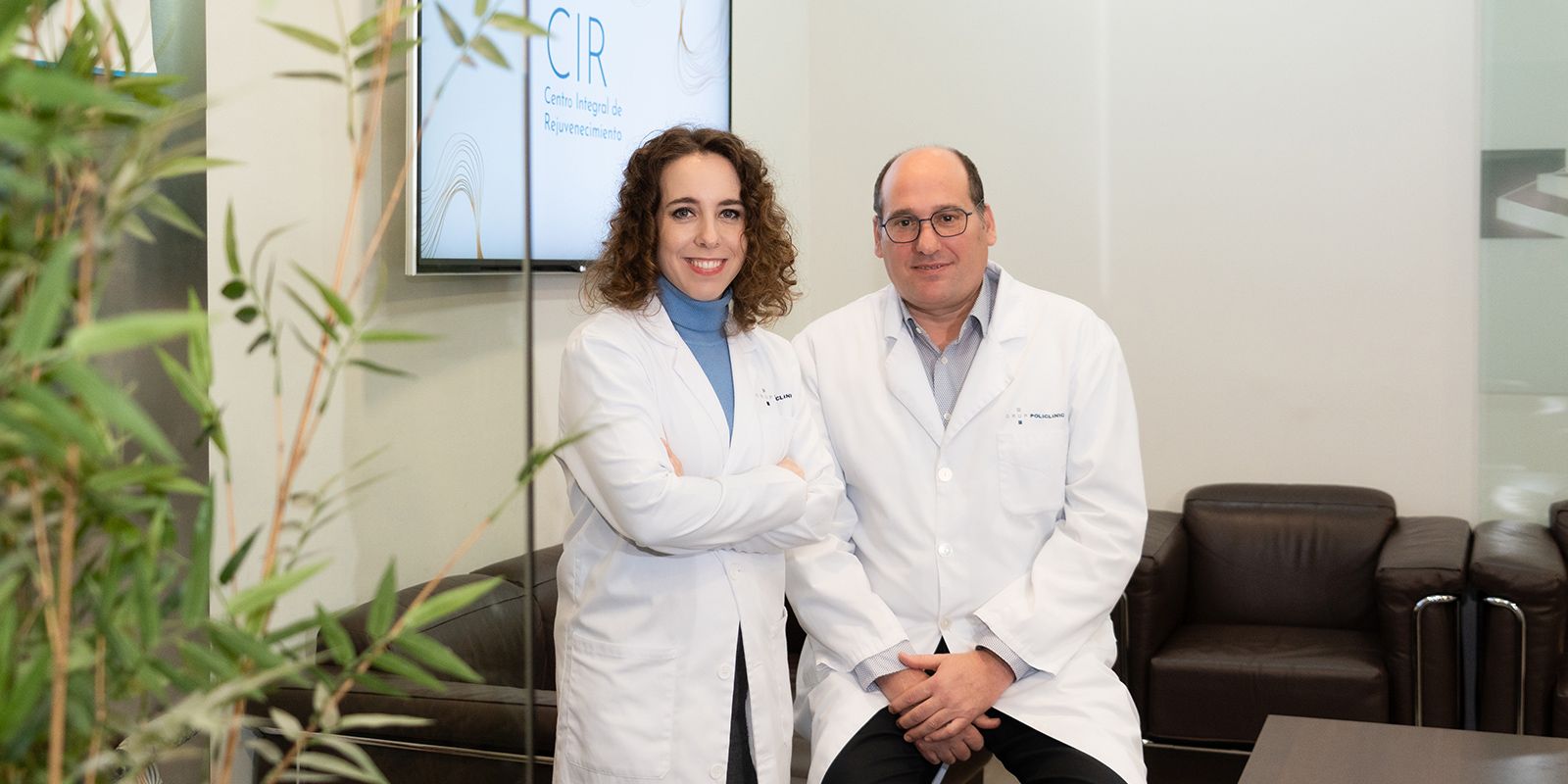 El Doctor Adan i la Doctora Rivera, metges de Policlínic FOTO: Cedida