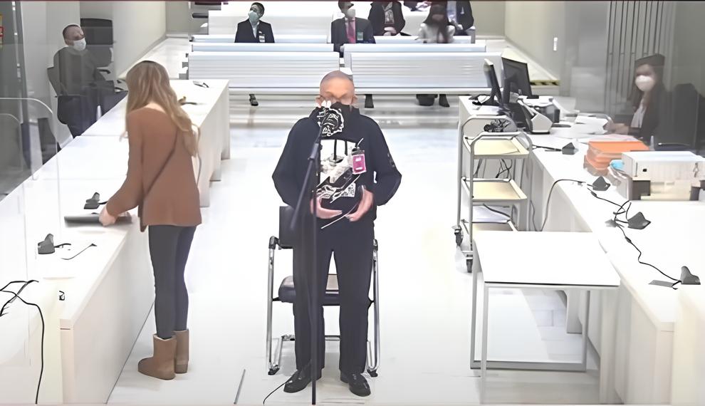 Murillo durant el seu judici a l'Audiència Nacional. CGPJ