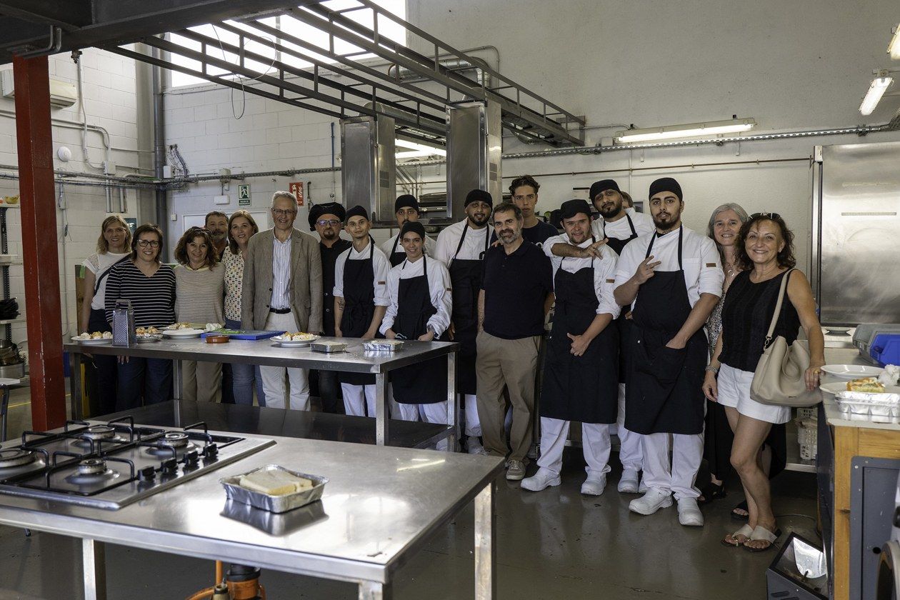 Onze joves amb discapacitat es formen en hostaleria i turisme amb el projecte Singulars. FOTO: Ajuntament de Rubí