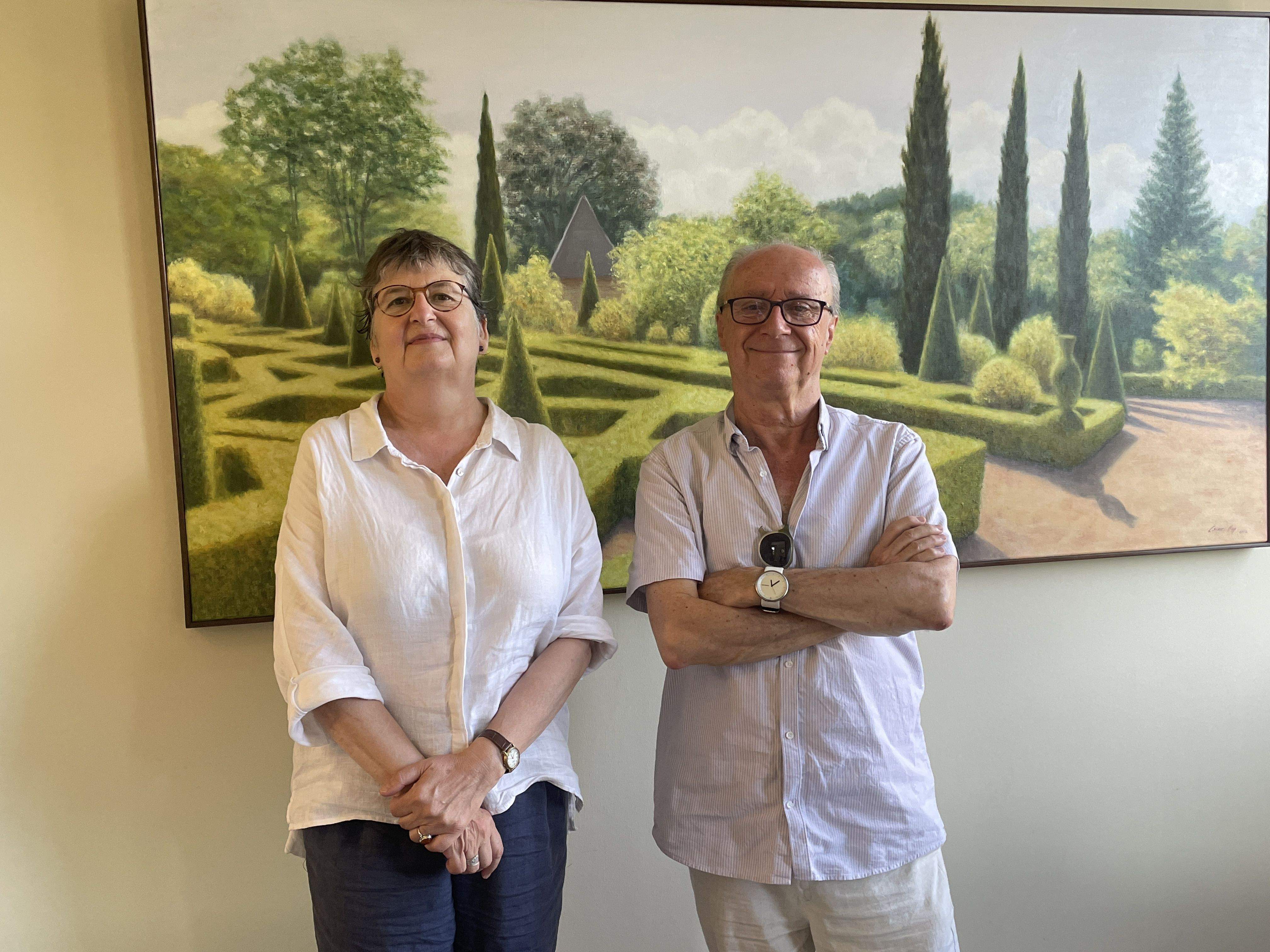 Martí Pujol i Roser Tutusaus, portaveus de la Taula. FOTO: Estela Luengo