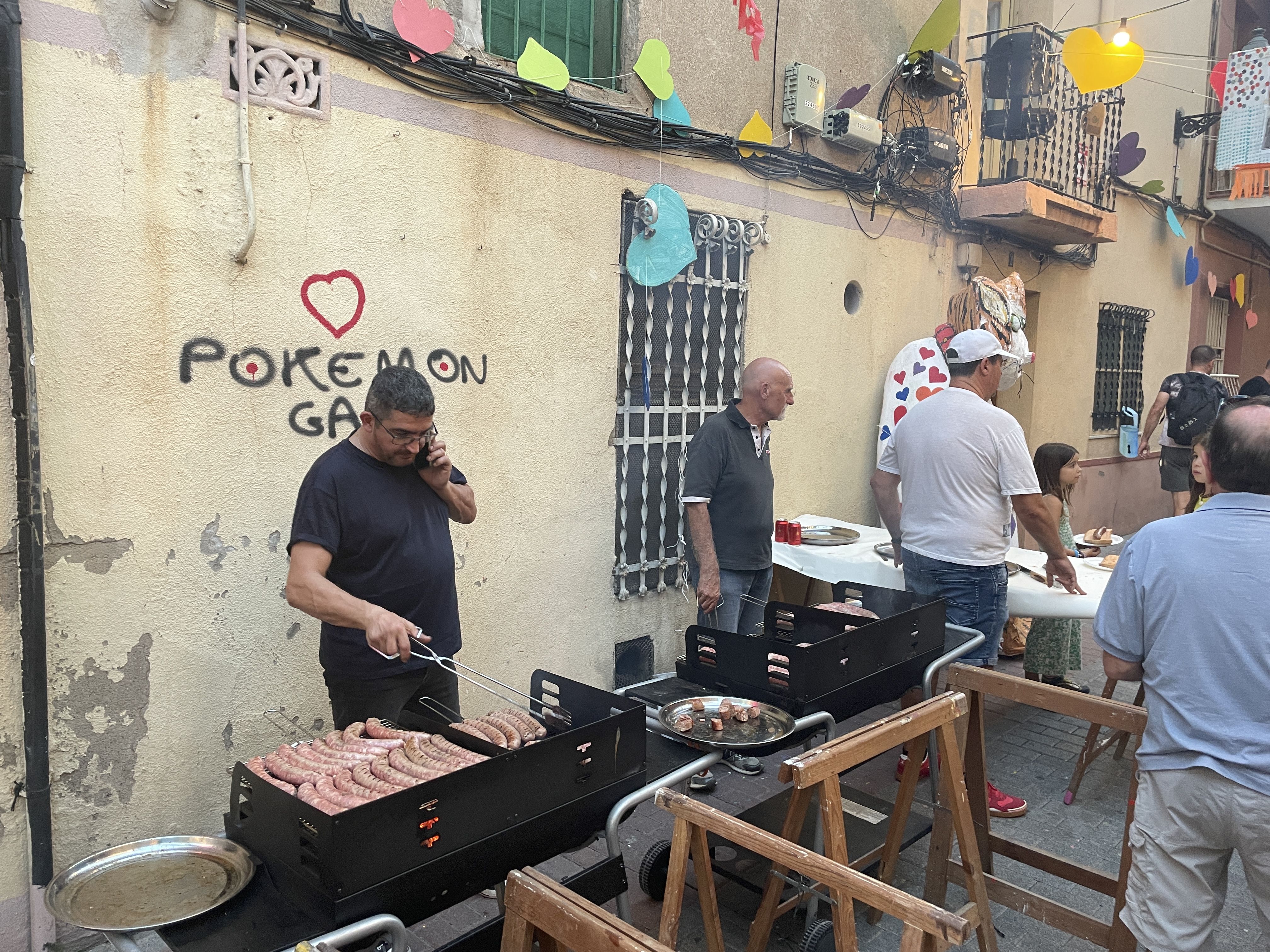 Molt d'amor a les 180es Festes del carrer Sant Jaume FOTO: Marta Casas