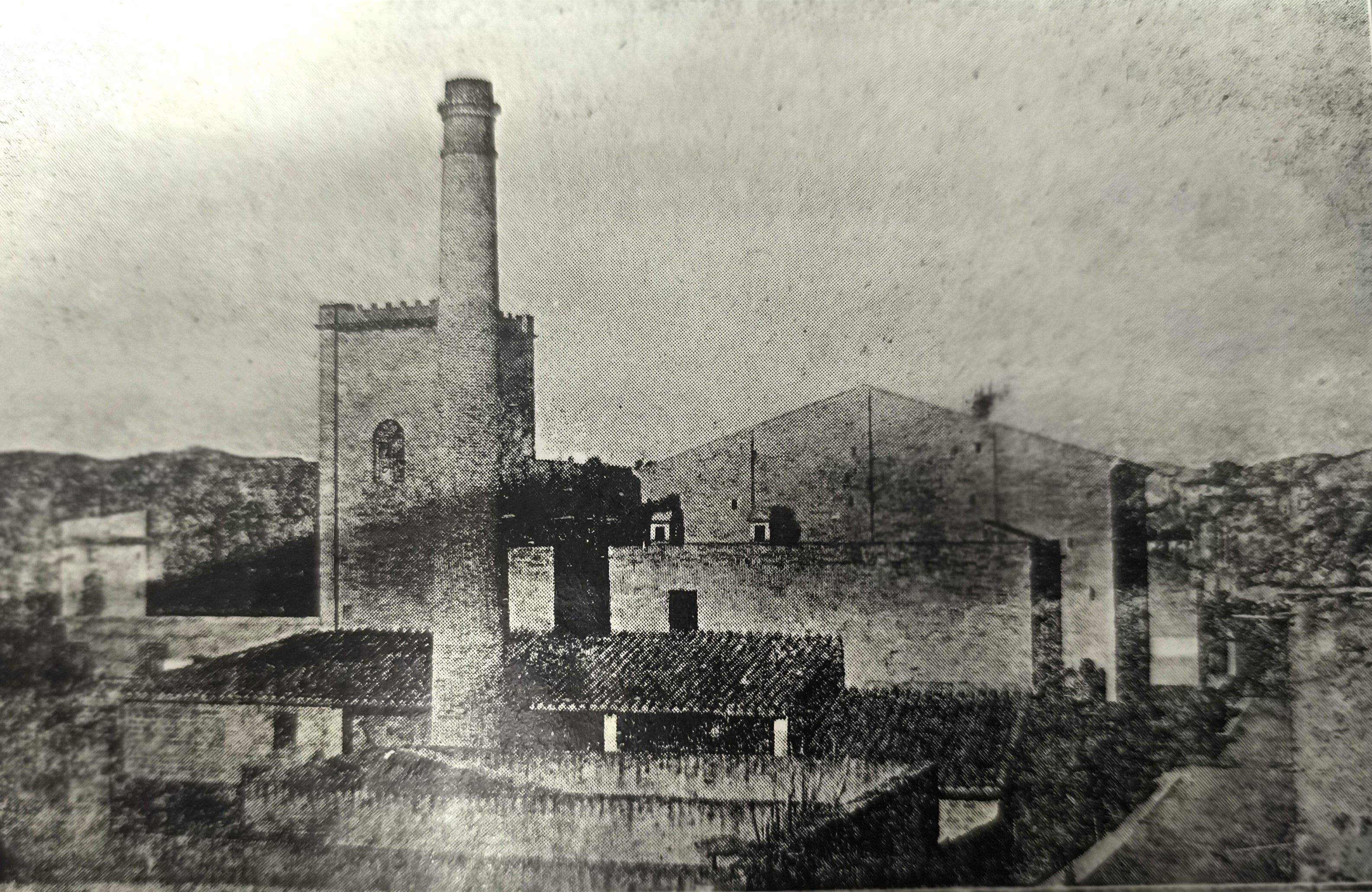 La fassina Aguilera el 1912. FOTO: Arxiu del Museu de Rubí/Autoria desconeguda