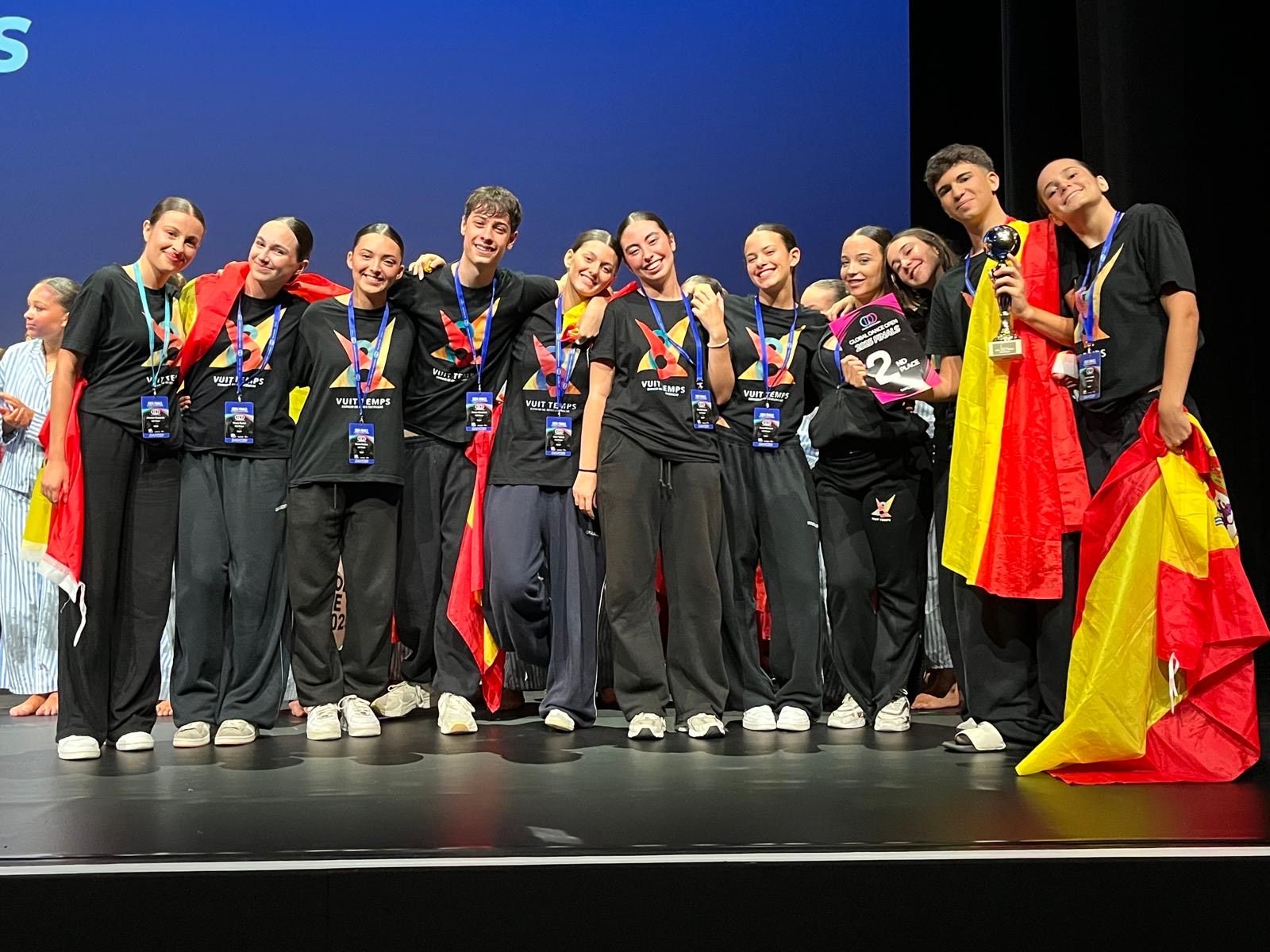 El grup DENKYŪ, de l'escola Vuit Temps, es proclama Campió del Món de dansa contemporània. FOTO: Cedida