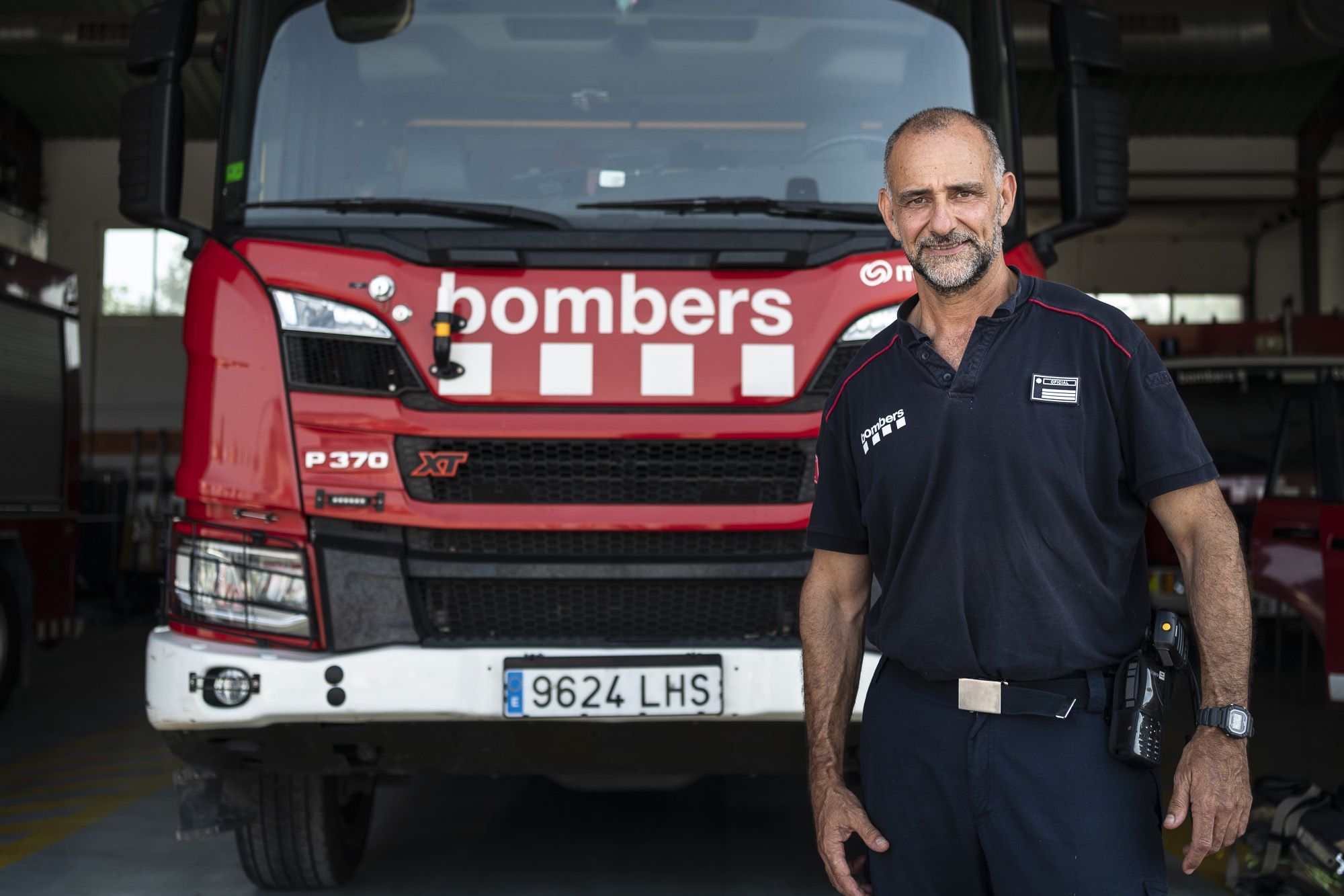 Roger Llinàs és des de fa 4 mesos el cap del Parc de Bombers FOTO: Mireia Comas (TOT Sant Cugat)