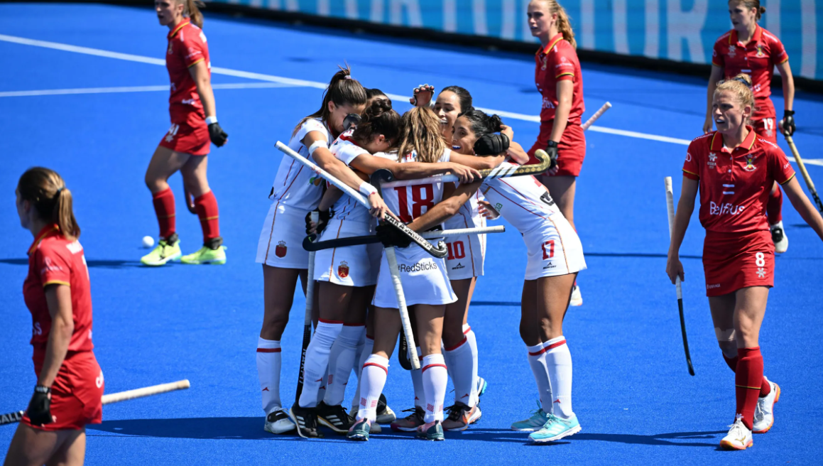 Espanya ha empatat amb Bèlgica i Escòcia a l'Europeu d'hoquei herba FOTO: RFEH