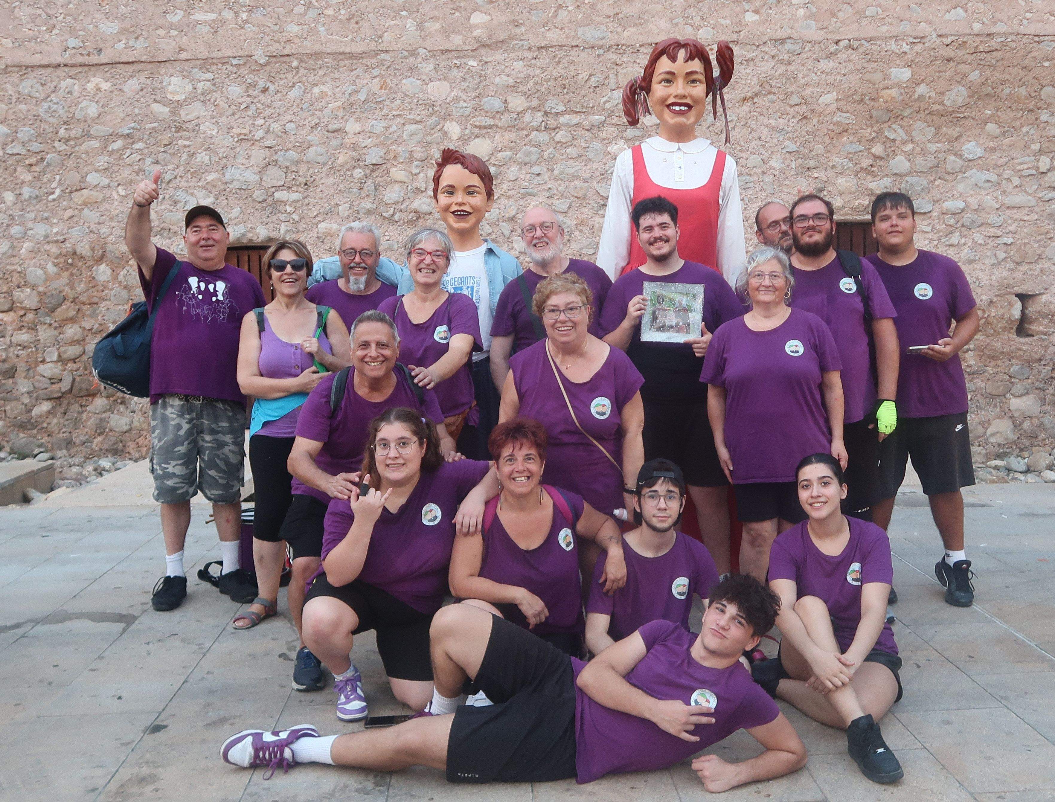 La Colla Gegantera de Ca n'Oriol, a l'Hospitalet de l'Infant FOTO: Cedida