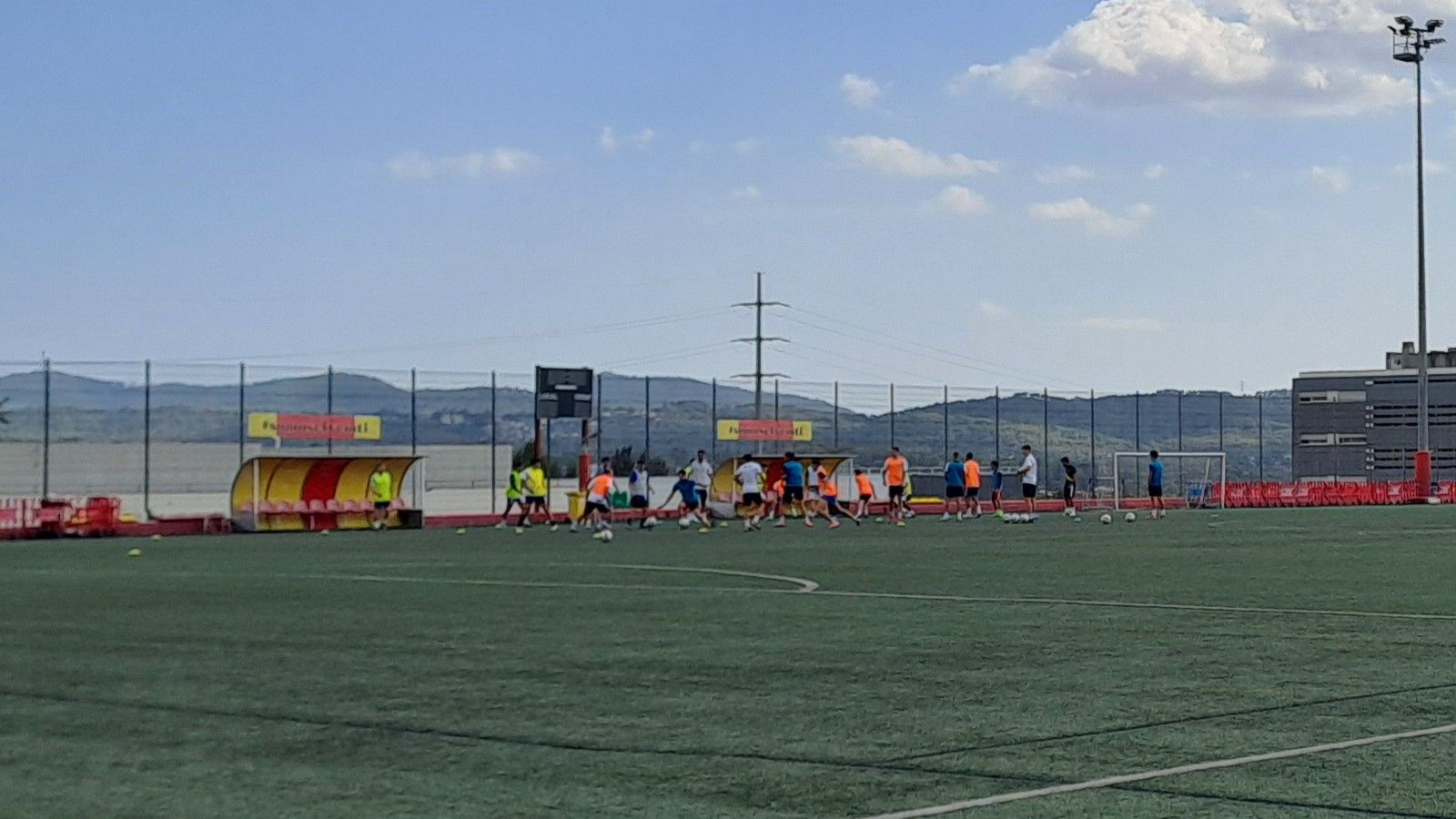 El Rönin ja entrena al camp del 25 de setembre per preparar-se abans d'iniciar la temporada FOTO: Marta Casas