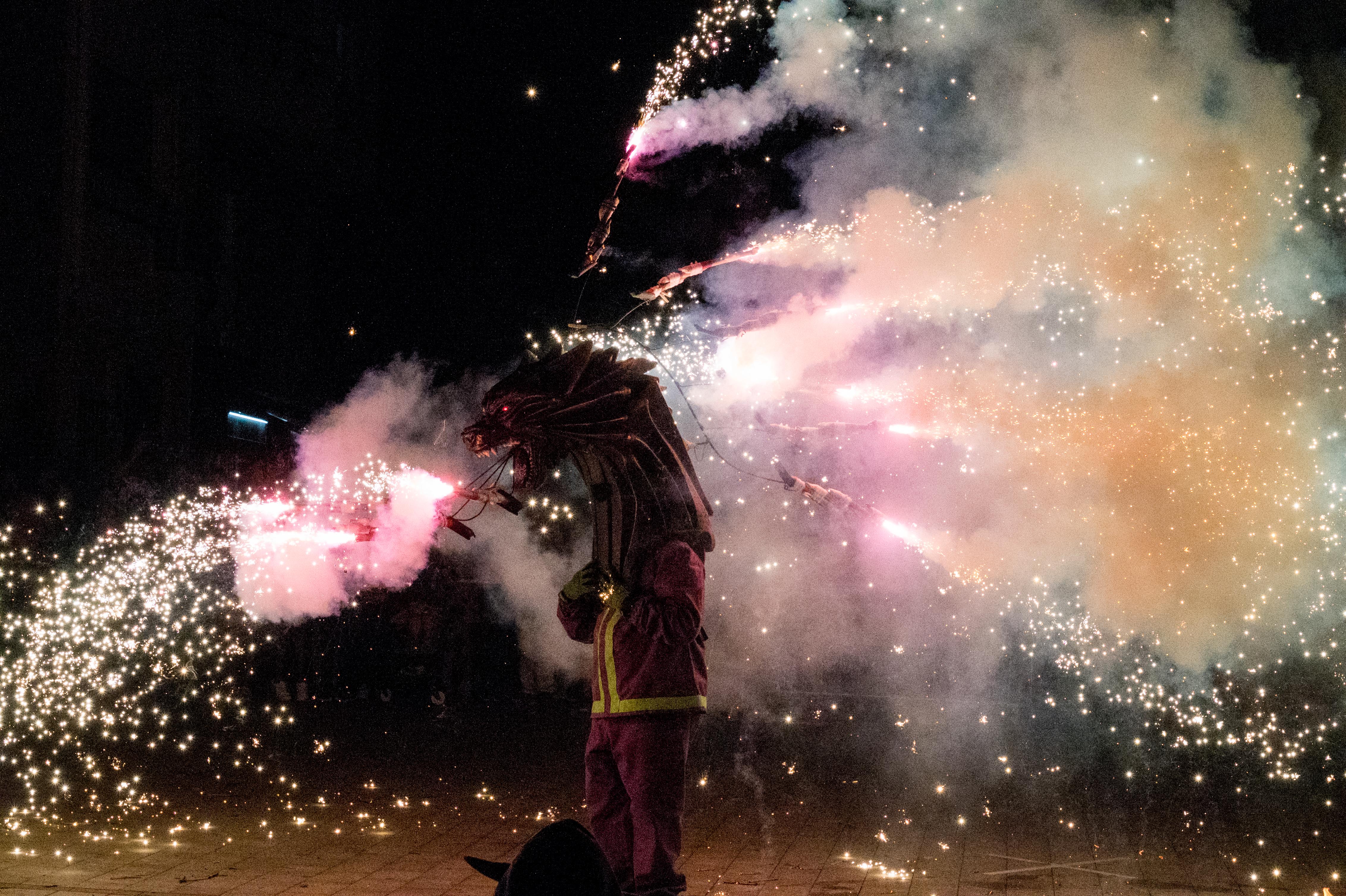 Espectacle de foc i diables per Sant Roc FOTO: Carmelo Jiménez
