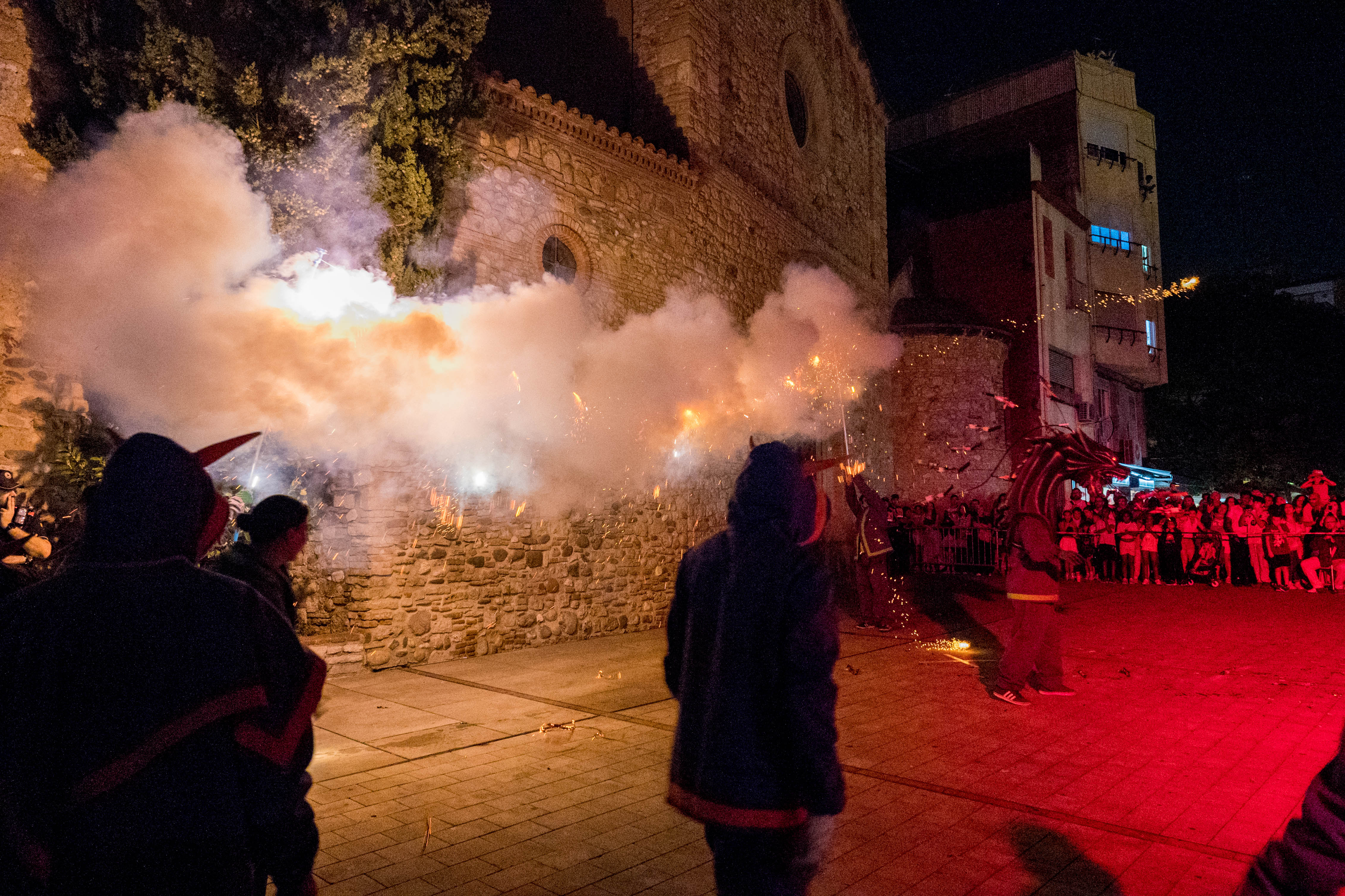 Espectacle de foc i diables per Sant Roc FOTO: Carmelo Jiménez