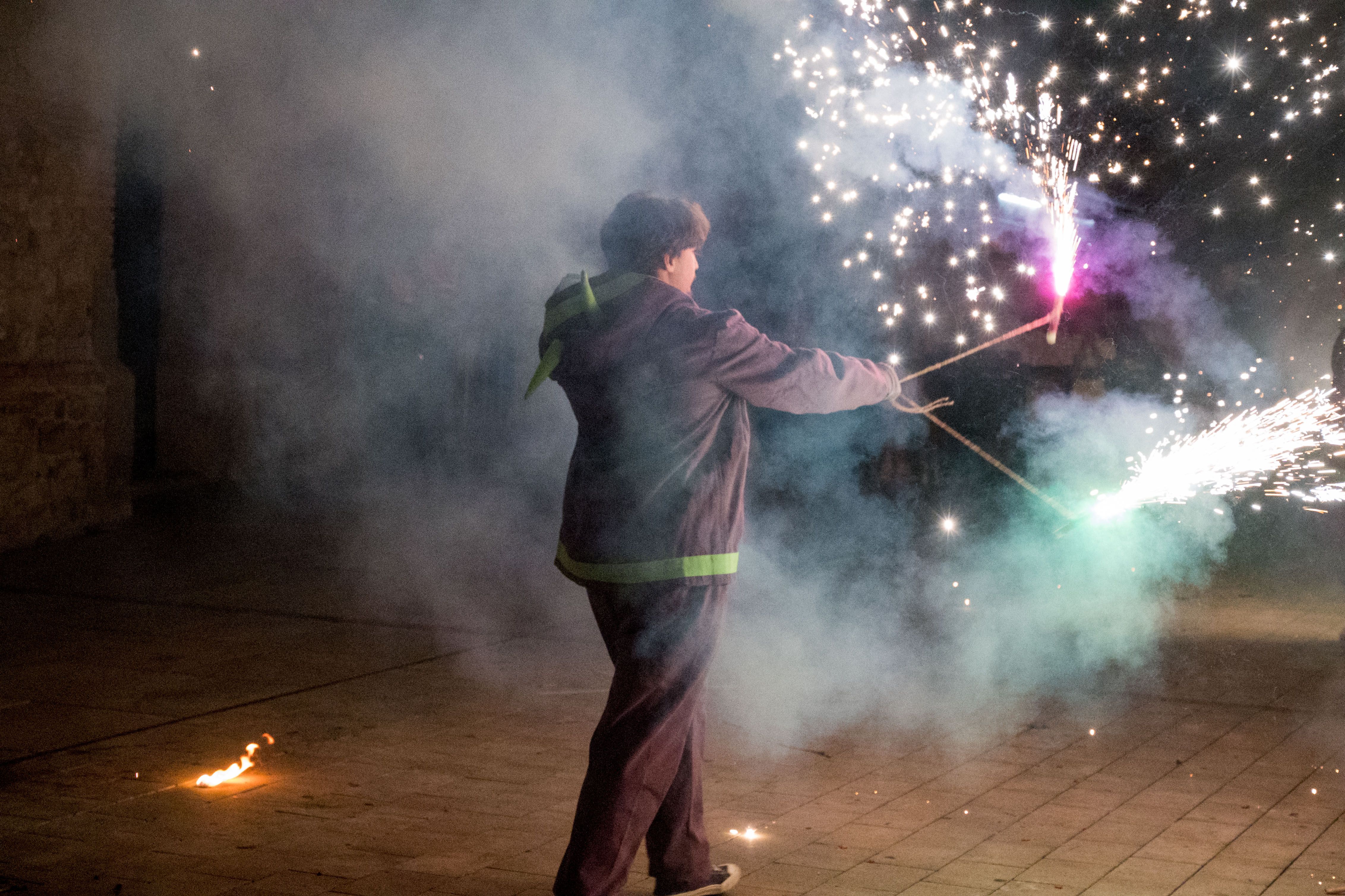 Espectacle de foc i diables per Sant Roc FOTO: Carmelo Jiménez