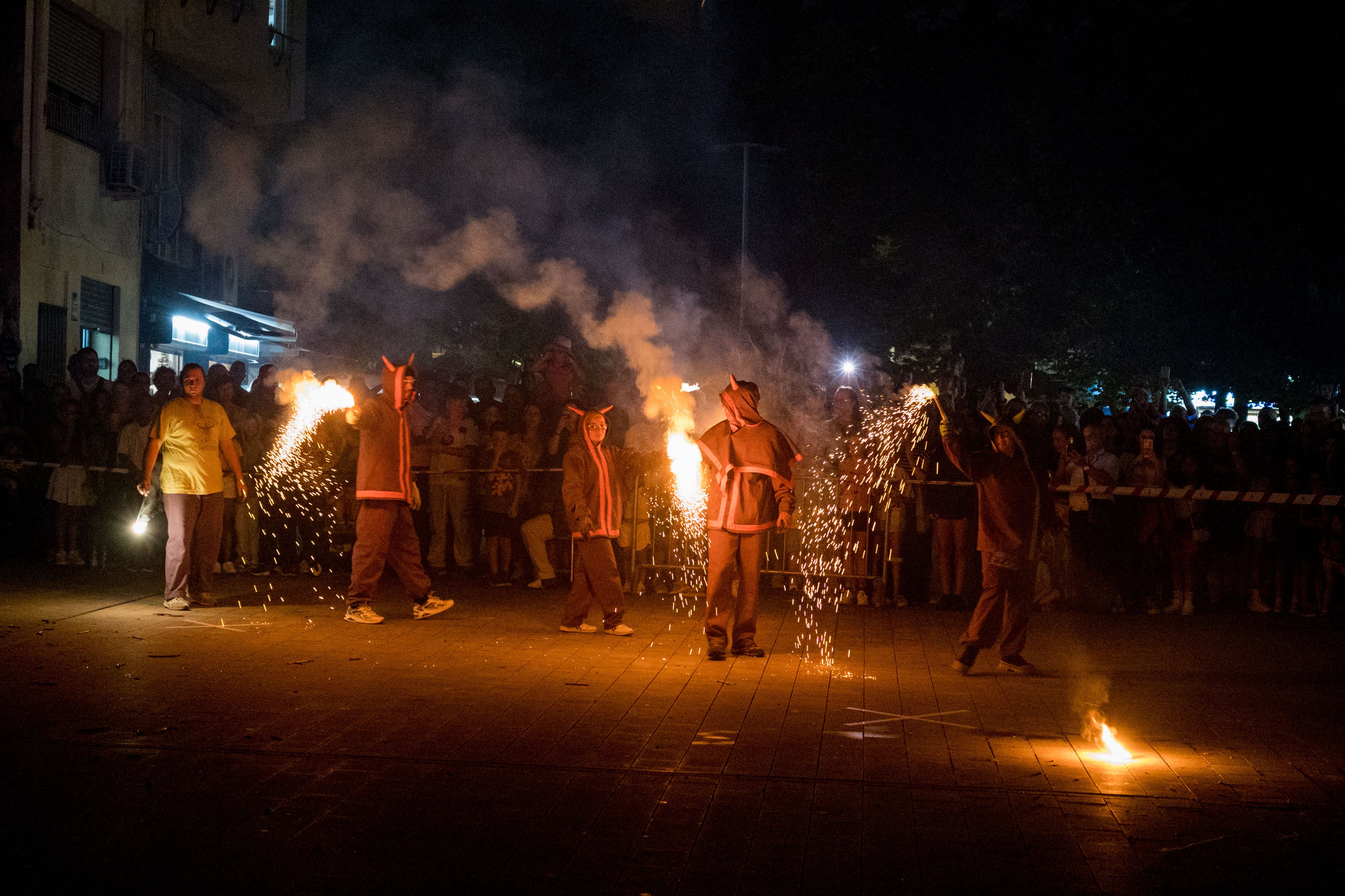Espectacle de foc i diables per Sant Roc FOTO: Carmelo Jiménez