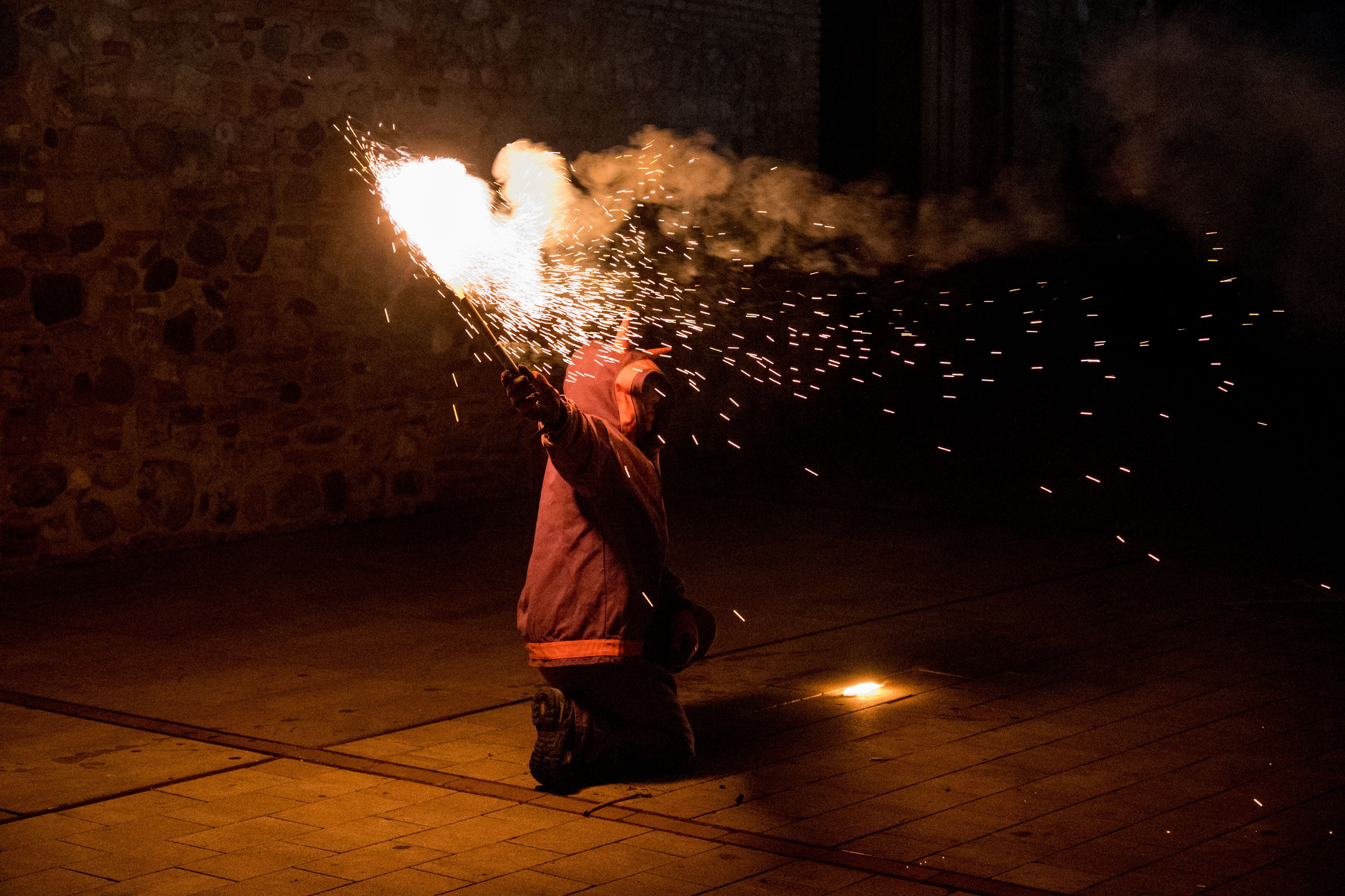 Espectacle de foc i diables per Sant Roc FOTO: Carmelo Jiménez