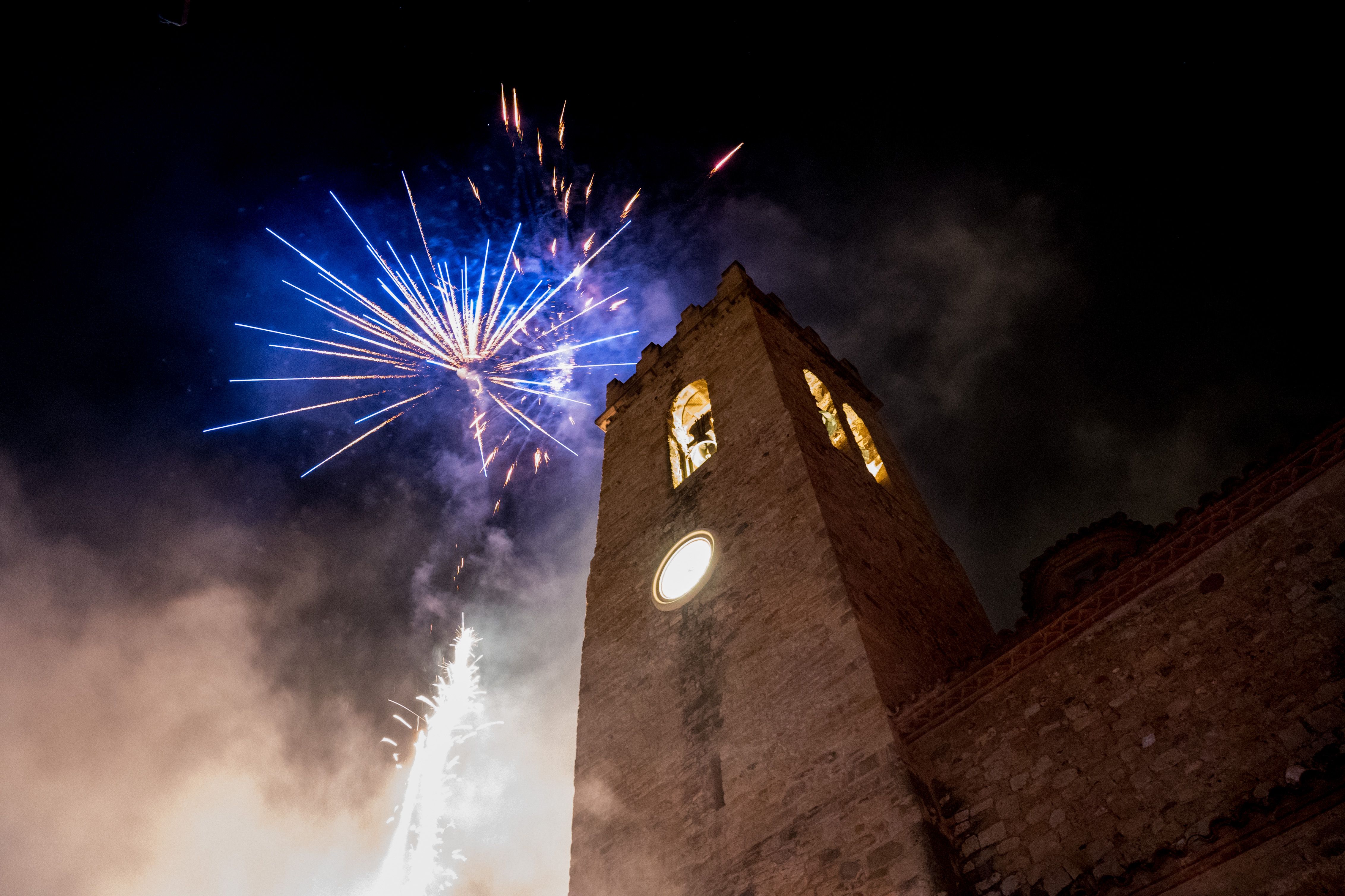 Espectacle de foc i diables per Sant Roc FOTO: Carmelo Jiménez
