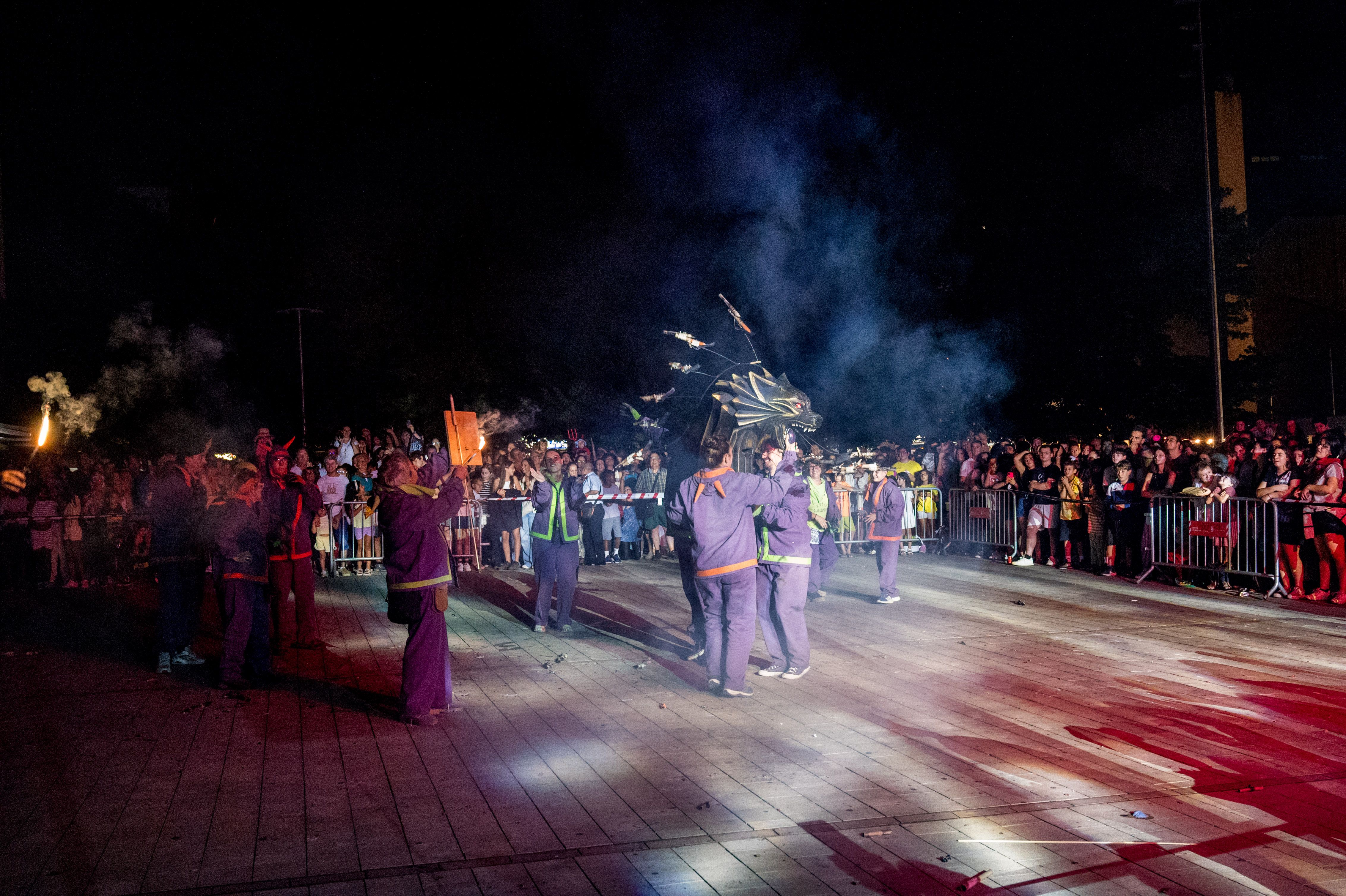 Espectacle de foc i diables per Sant Roc FOTO: Carmelo Jiménez