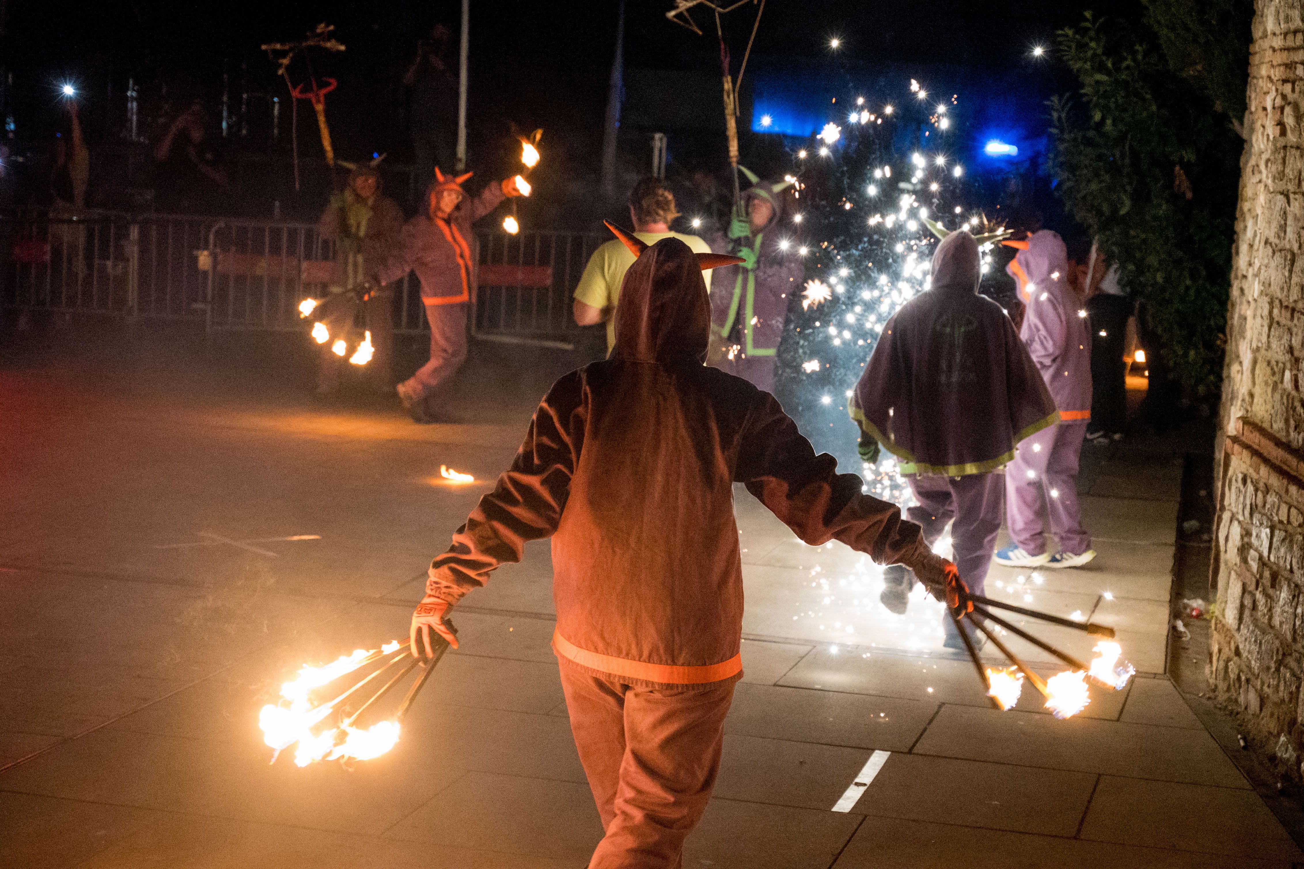 Espectacle de foc i diables per Sant Roc FOTO: Carmelo Jiménez