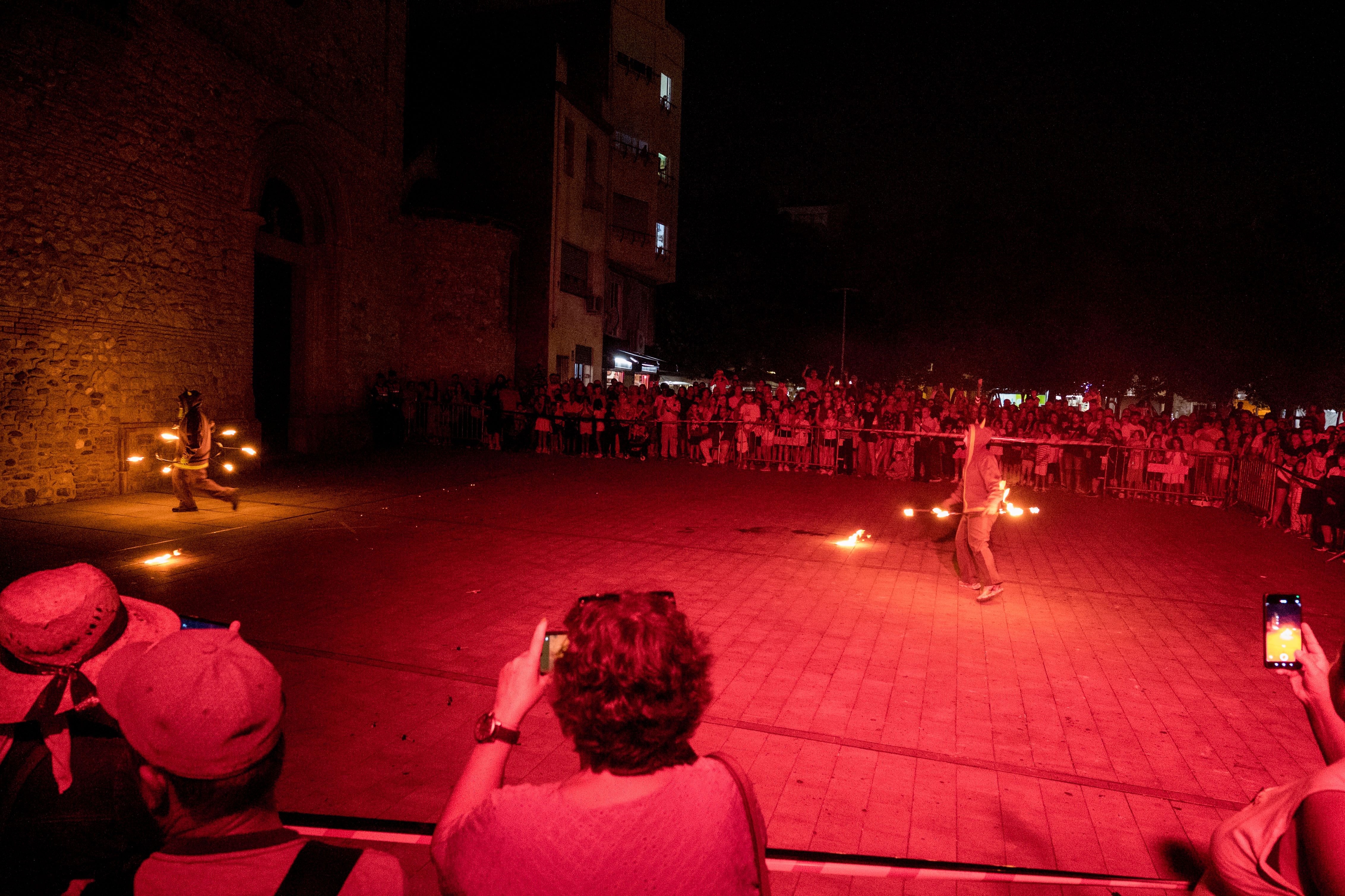 Espectacle de foc i diables per Sant Roc FOTO: Carmelo Jiménez