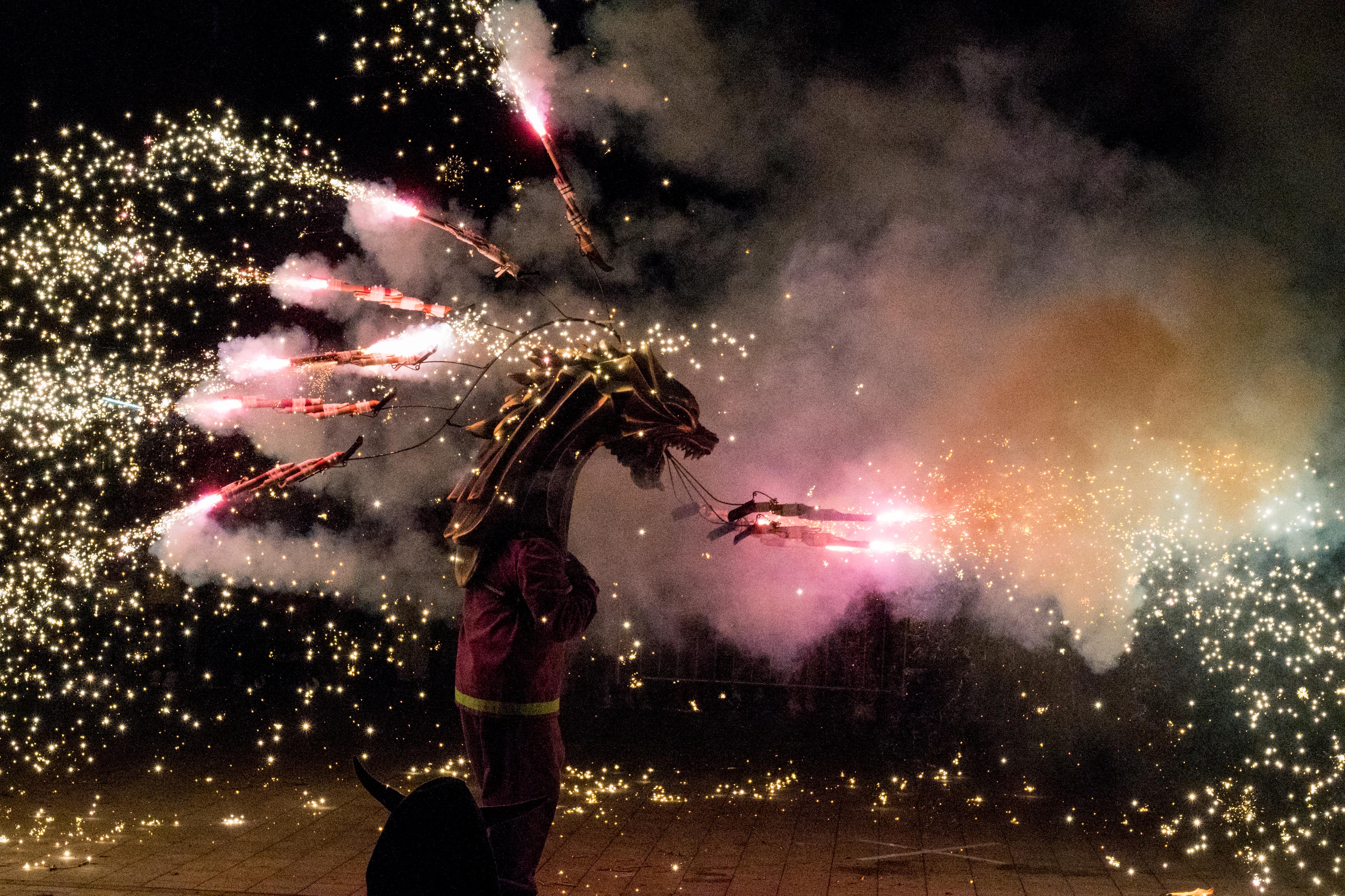 Espectacle de foc i diables per Sant Roc FOTO: Carmelo Jiménez