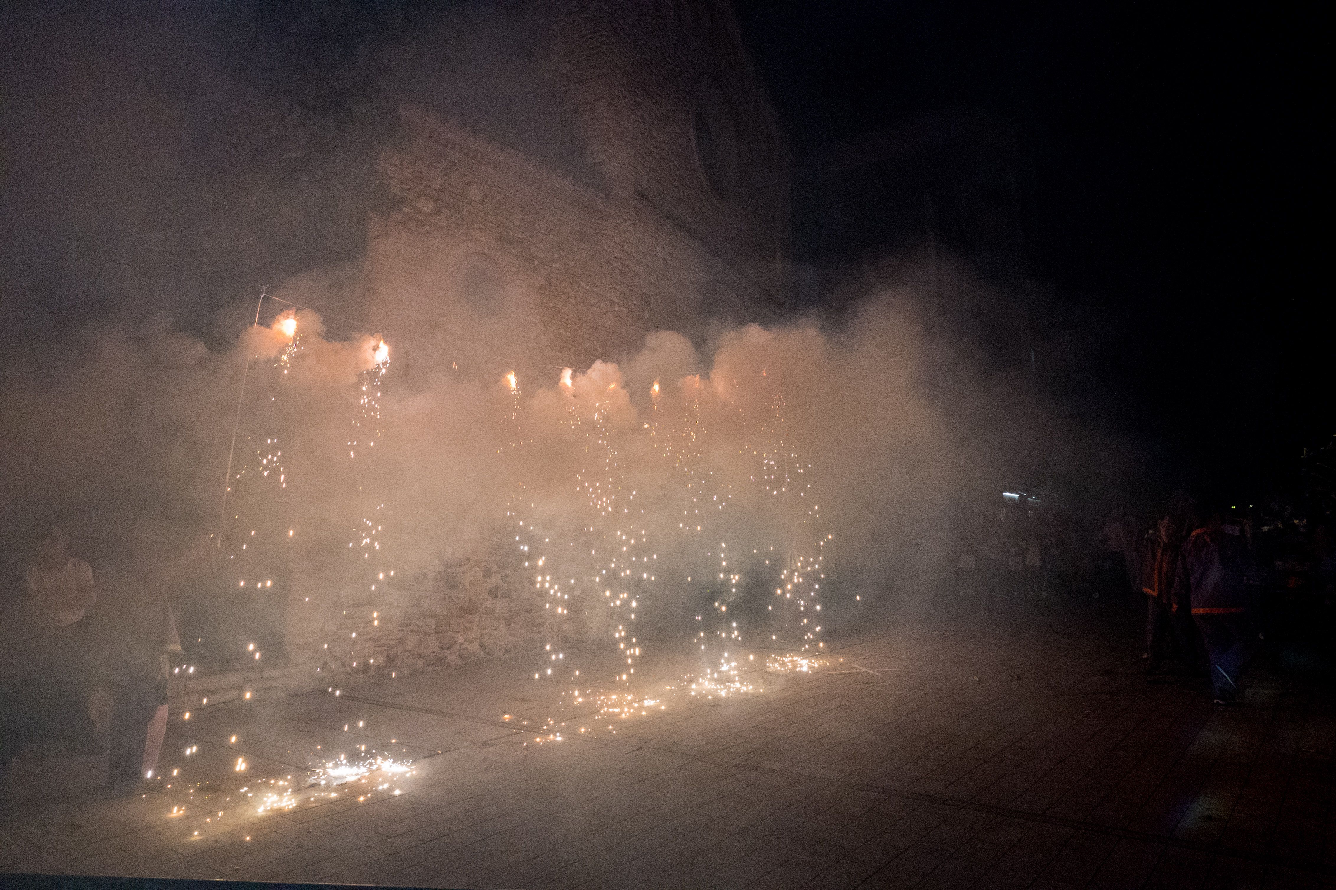 Espectacle de foc i diables per Sant Roc FOTO: Carmelo Jiménez