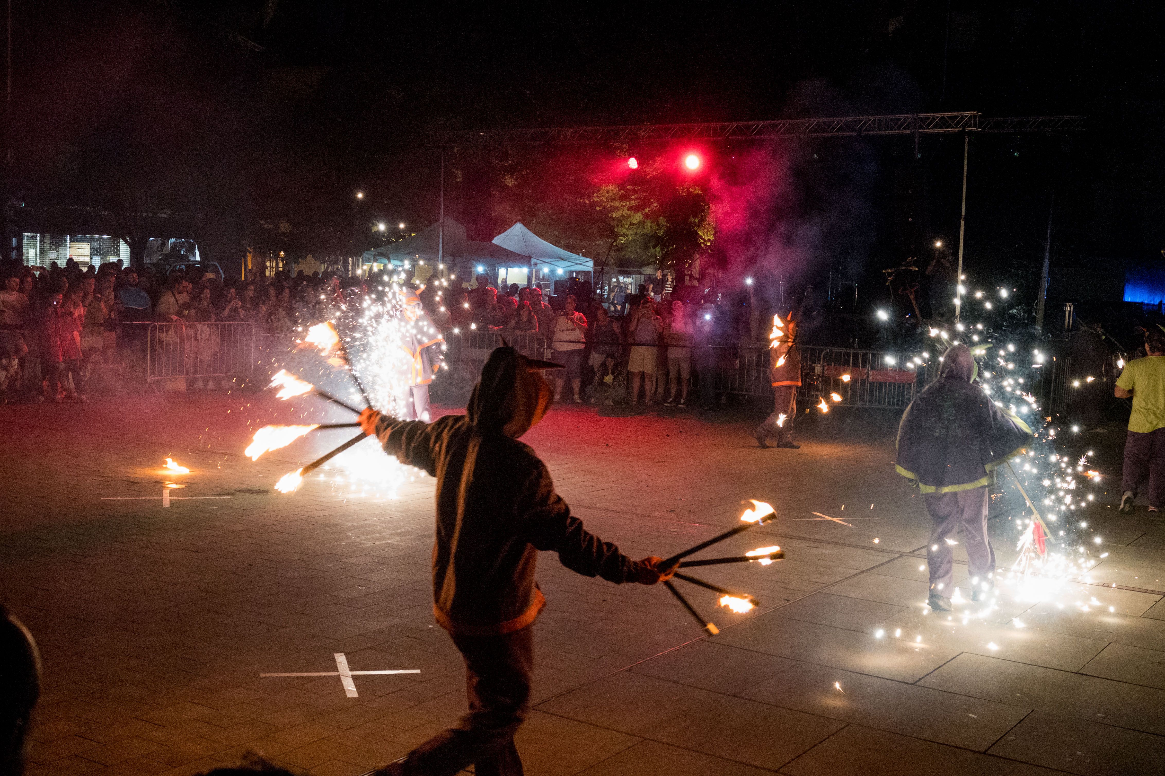 Espectacle de foc i diables per Sant Roc FOTO: Carmelo Jiménez