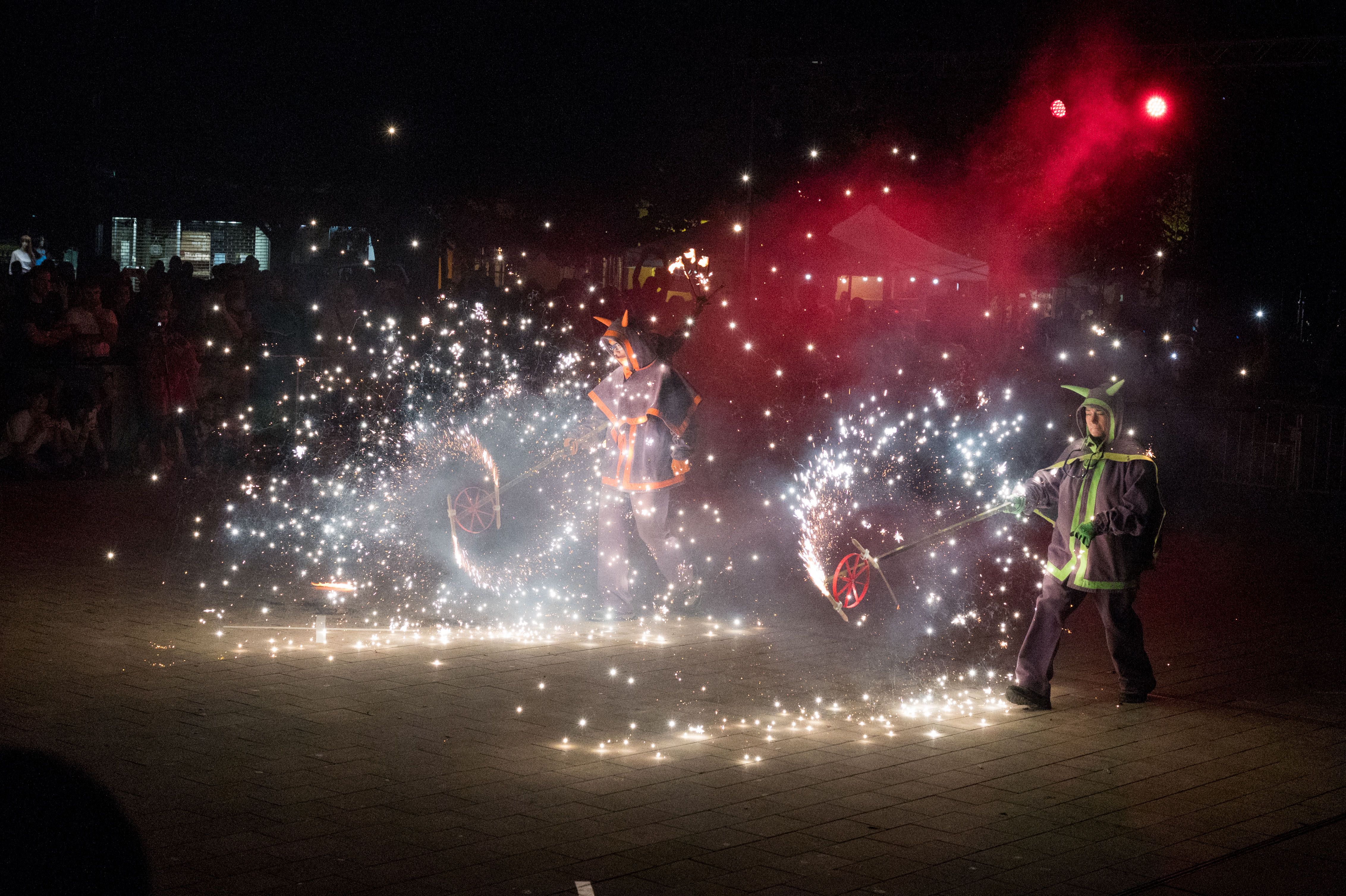 Espectacle de foc i diables per Sant Roc FOTO: Carmelo Jiménez