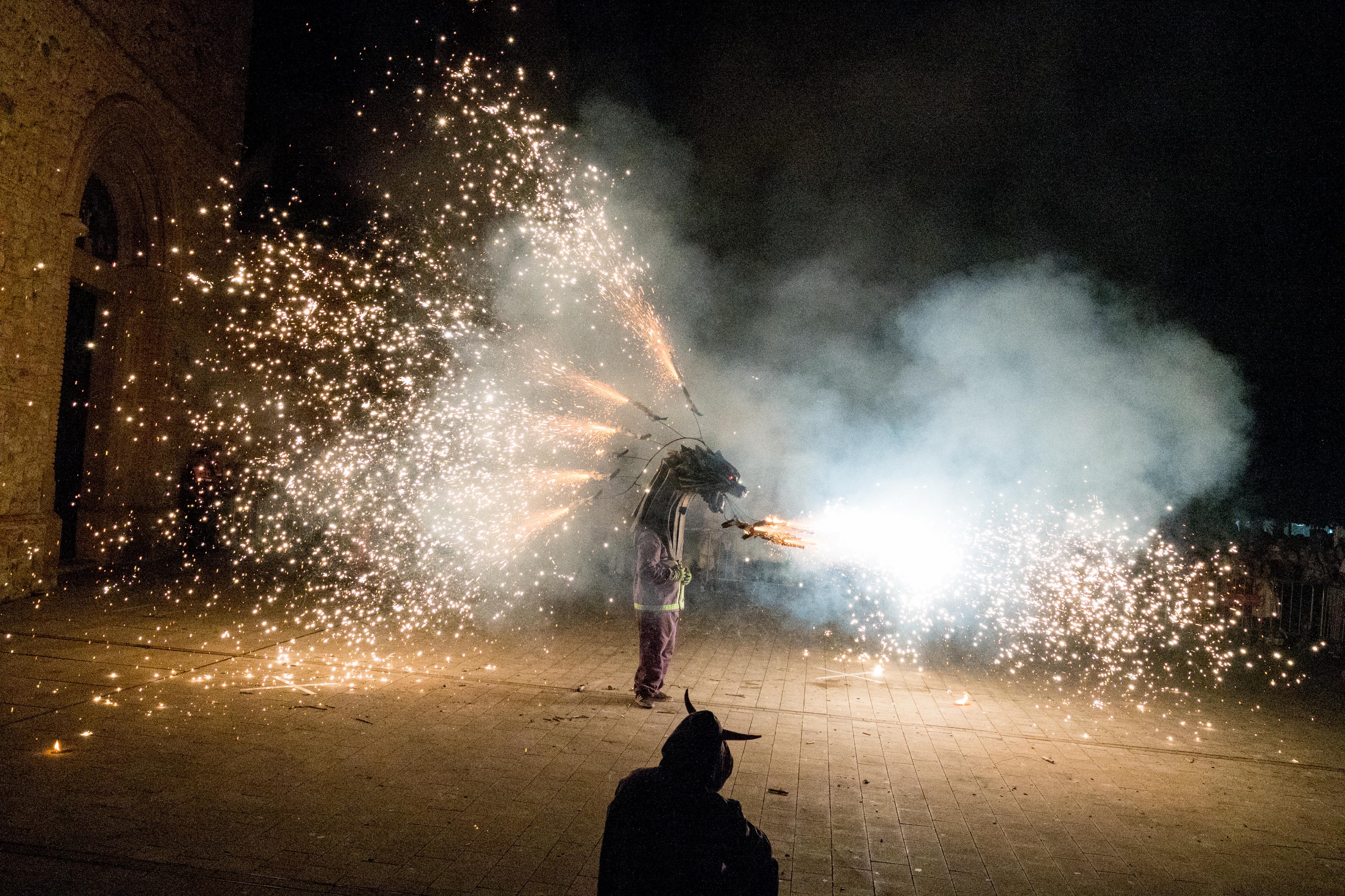 Espectacle de foc i diables per Sant Roc FOTO: Carmelo Jiménez