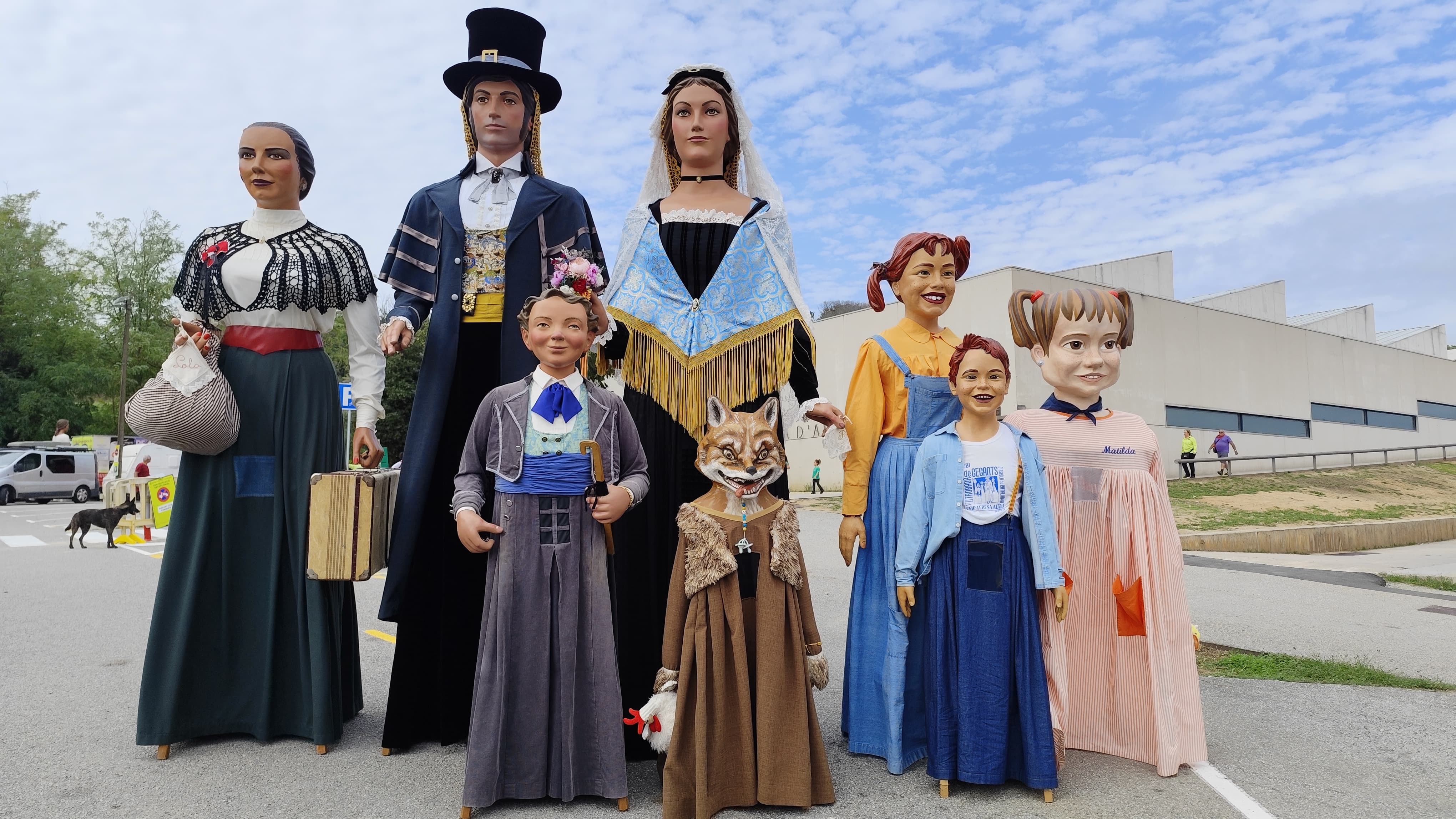 Les colles geganteres de Rubí visiten Lliçà d'Amunt durant la XXIX Trobada Comarcal del Vallès. FOTO: Cedida