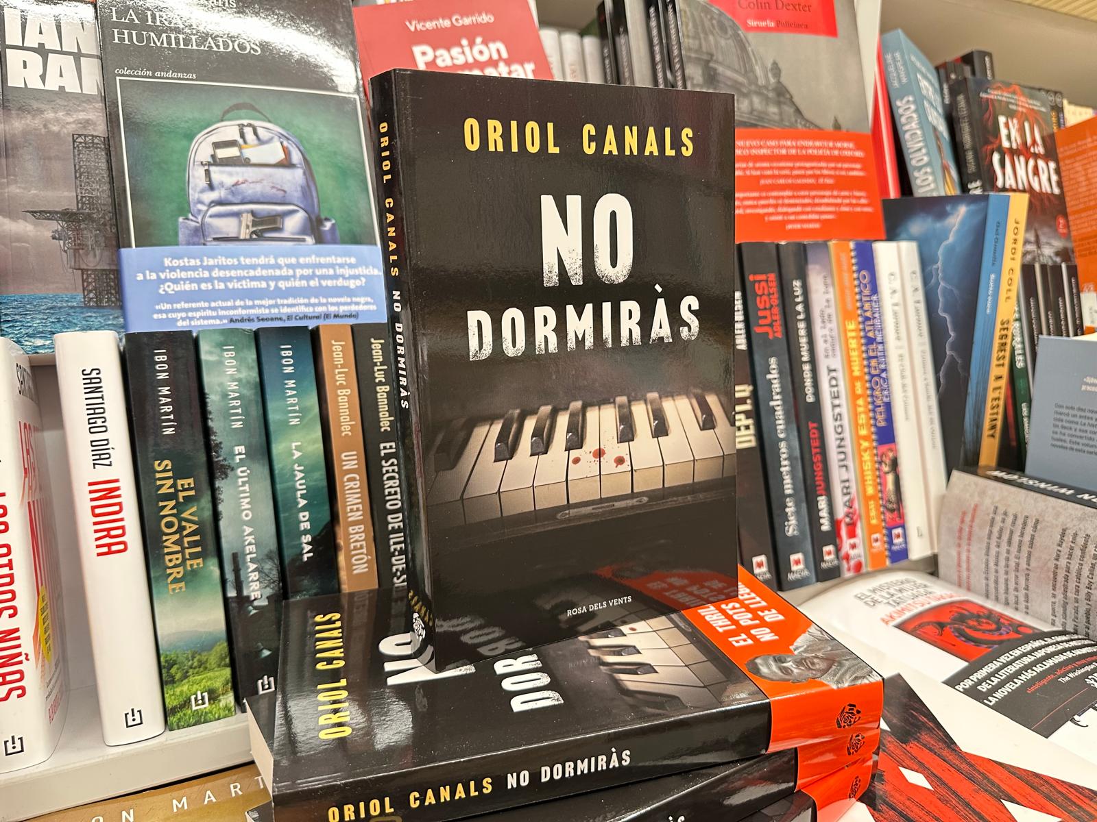 Oriol Canals presentarà la seva obra "No dormiràs" al Racó del Llibre. FOTO: Cedida