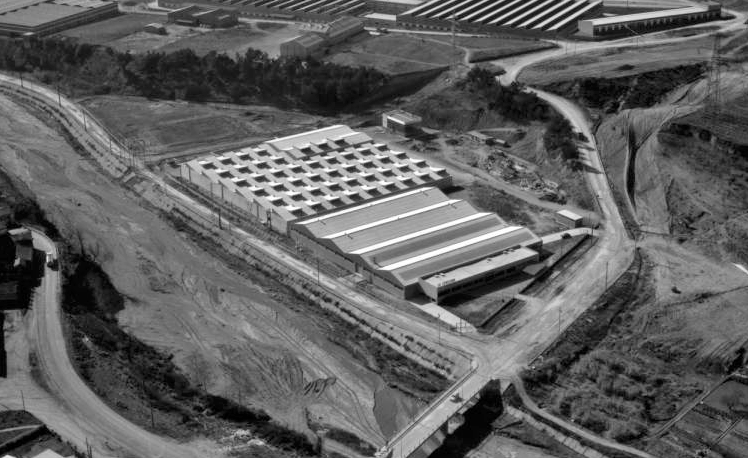 La fàbrica CISA, 1971. FOTO: Carlos Rodríguez Escalona/Institut Cartogràfic de Catalunya