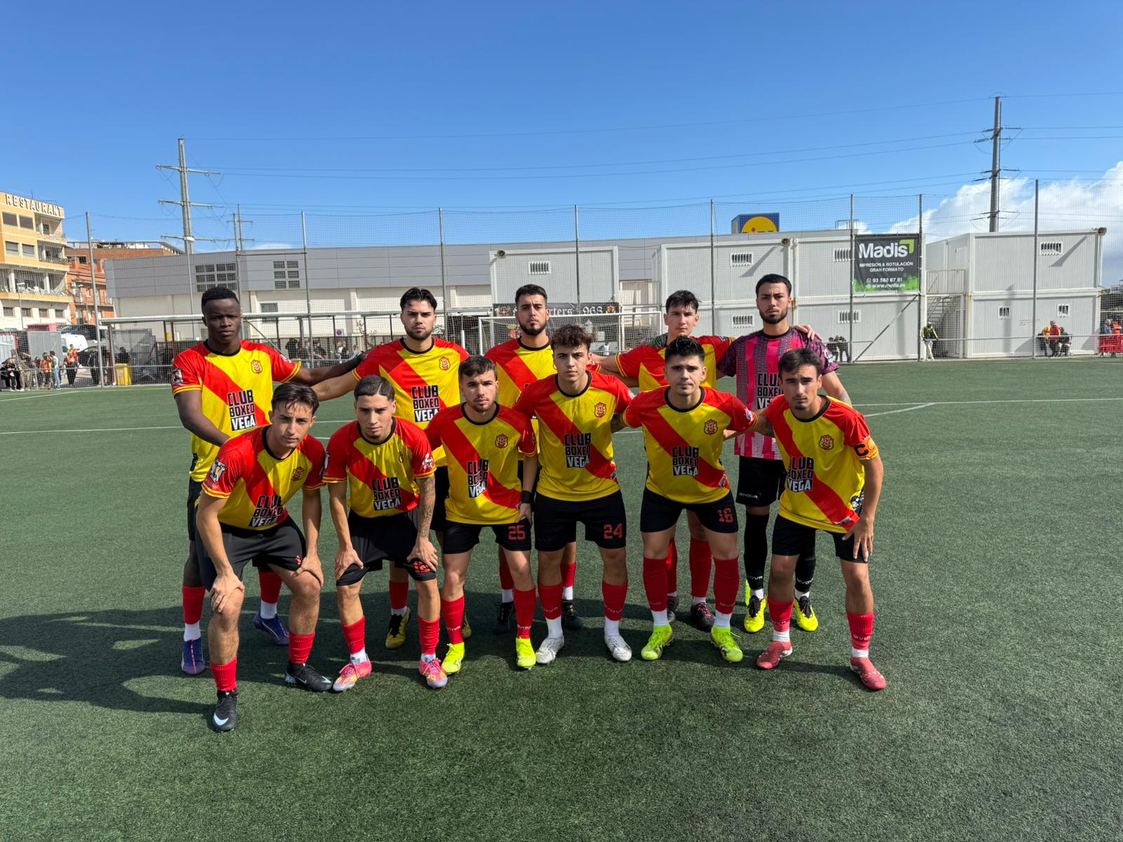 El Veinti no troba el camí de la victòria i cau davant l’Ascó F.C.. FOTO: Cedida