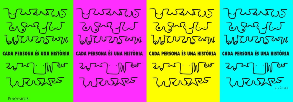 Cartell del Dia Contra el Càncer de Mama dissenyat per Glàfira Smith Cartell del Dia Contra el Càncer de Mama dissenyat per Glàfira Smith
