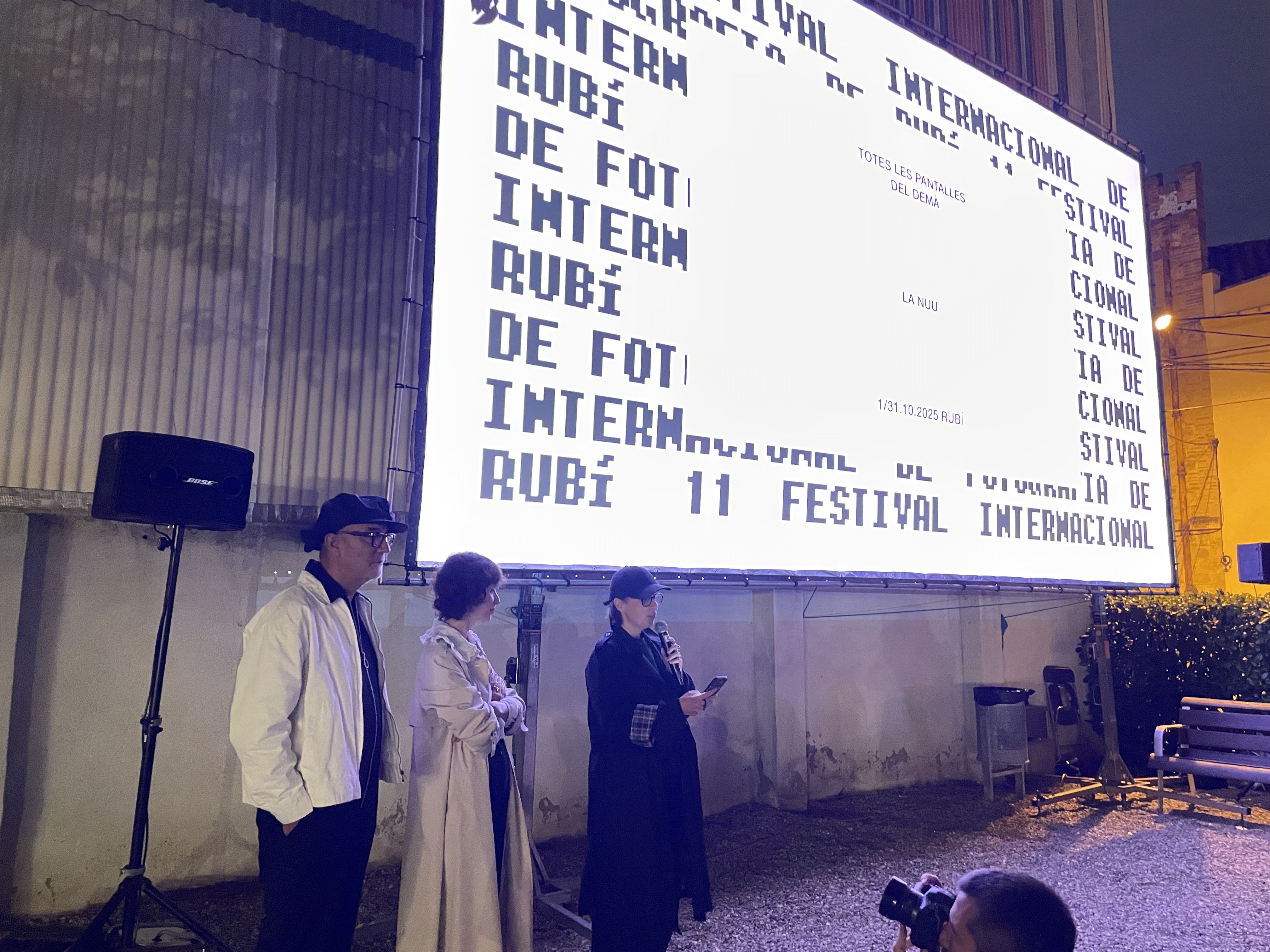 El jurat de la Nit Screen anuncia la guanyadora FOTO: Marta Casas El jurat de la Nit Screen anuncia la guanyadora FOTO: Marta Casas