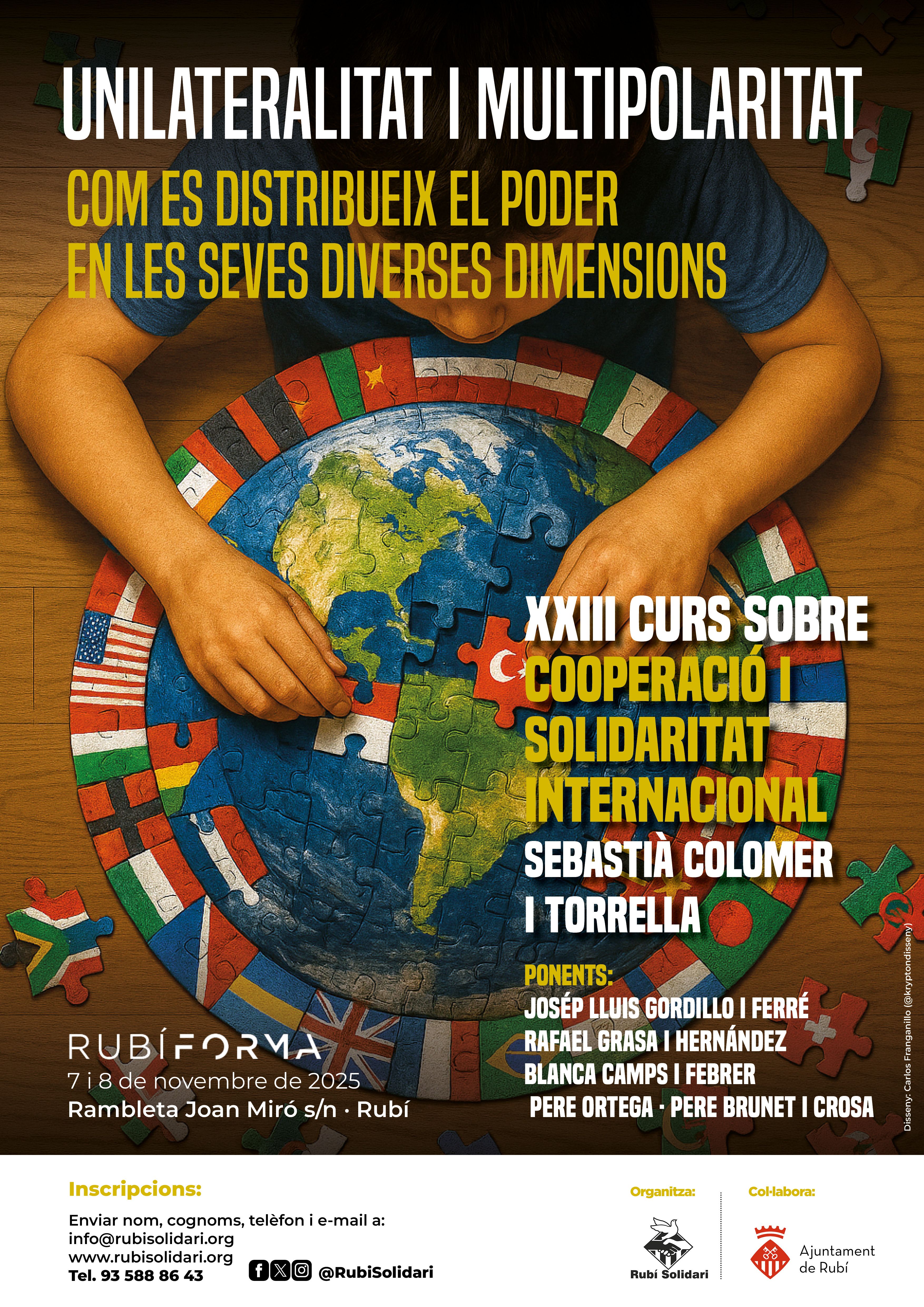 XXIII Curs de Cooperació i Solidaritat Internacional Sebastià Colomer i Torrella