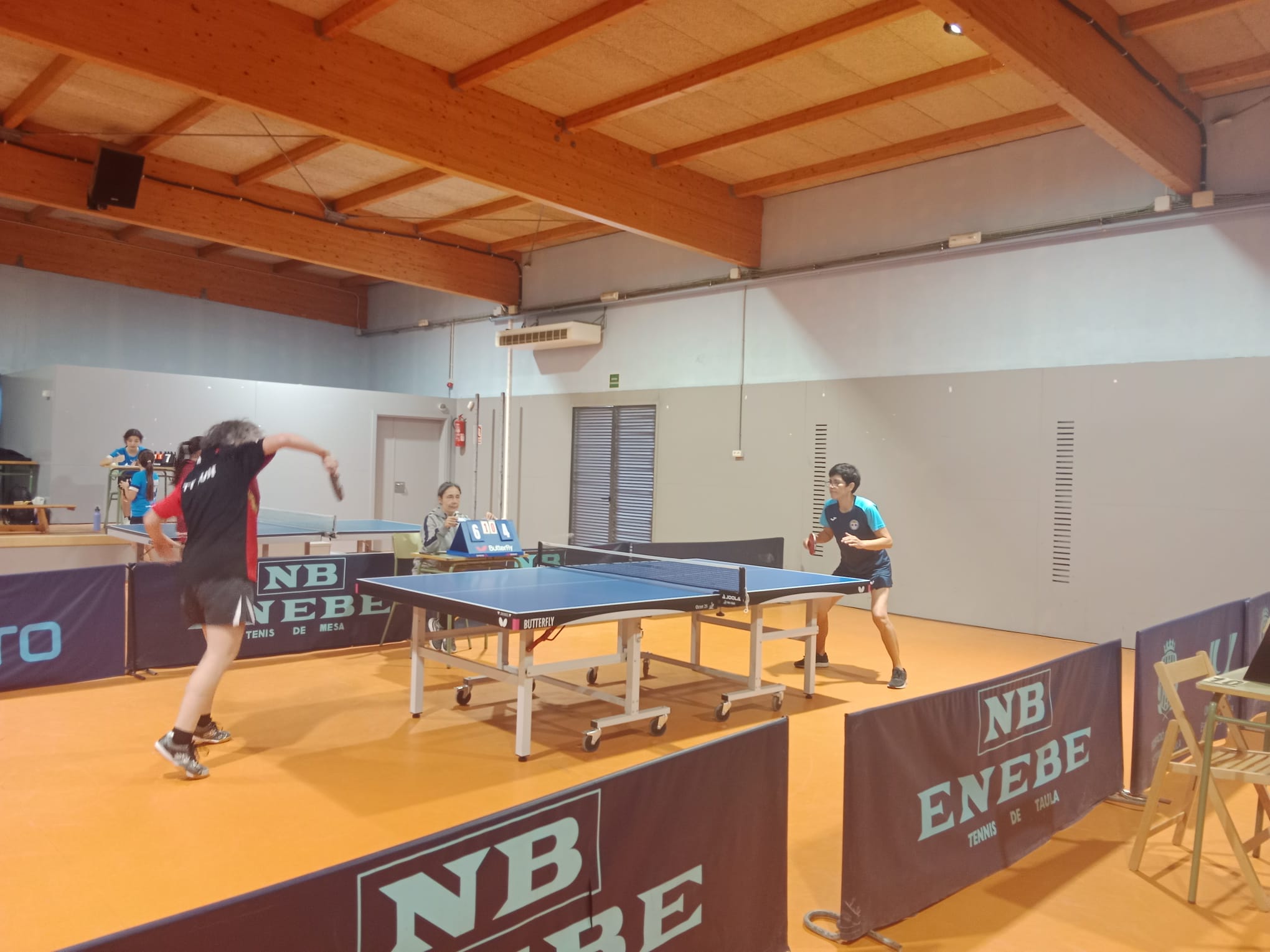 Primers partits de l'equip femení federat del CTT Rubí FOTO: Cedida