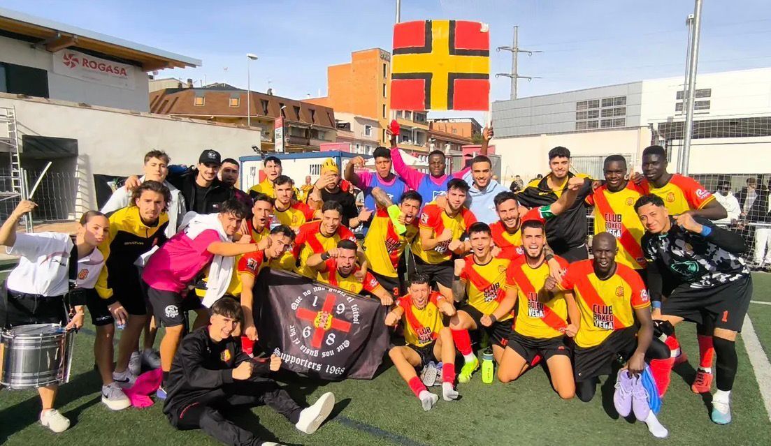 Primera victòria del Veinti a la lliga davant la U.E. Sitges. FOTO: Cedida/Veinti