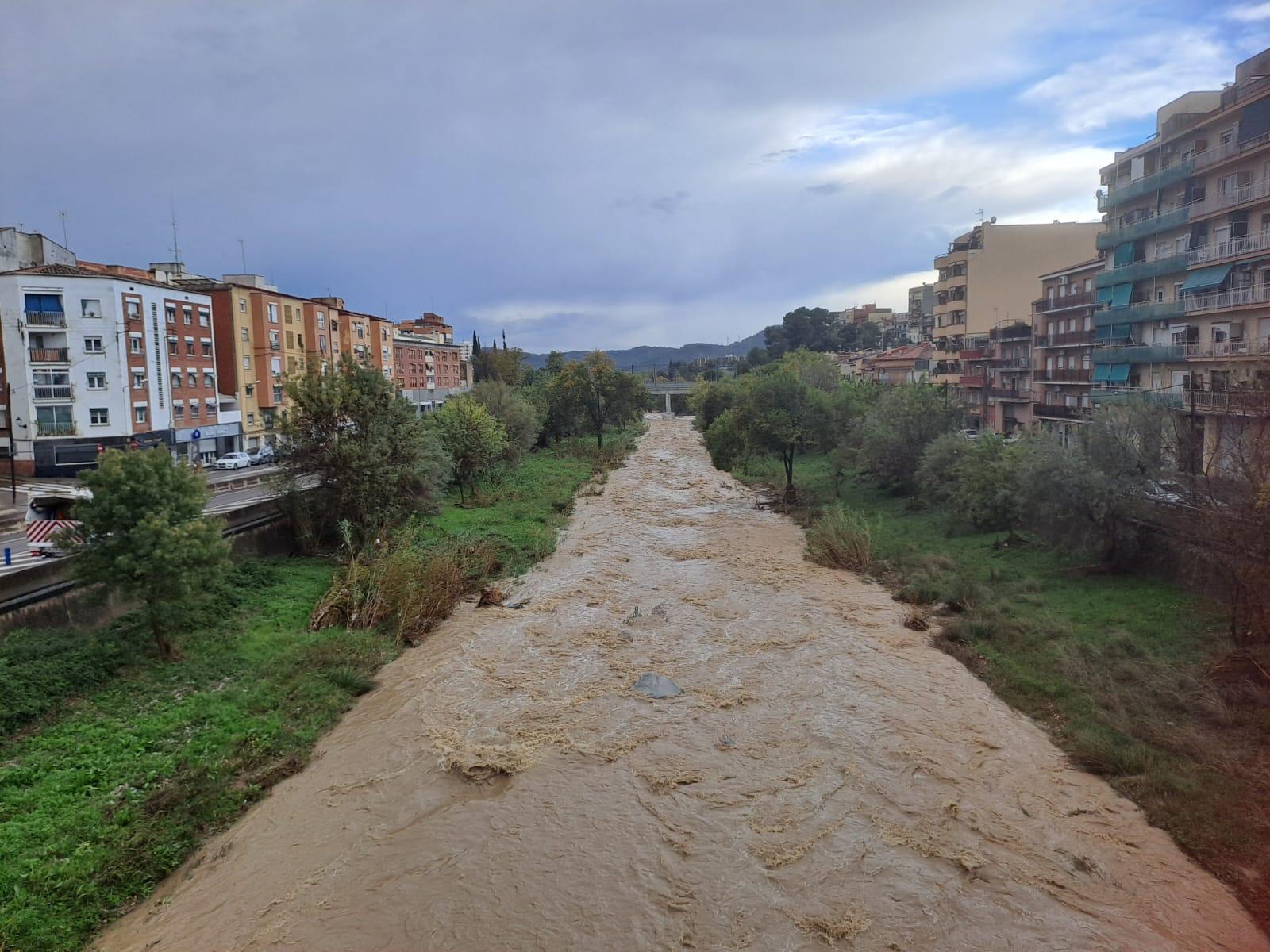La riera després de la pluja. FOTO: Marta Casas
