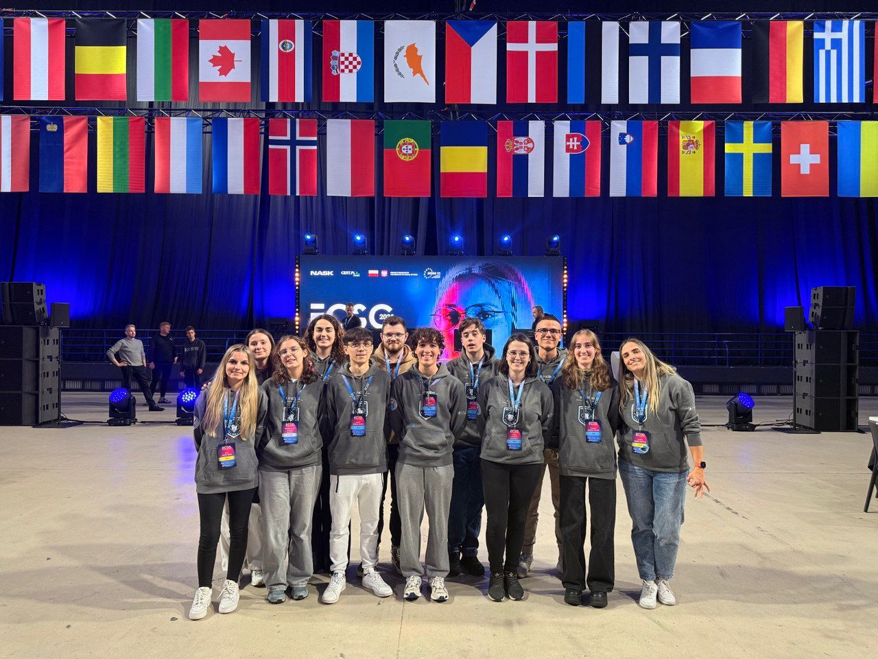 L'equip espanyol durant la competició. FOTO: Cedida