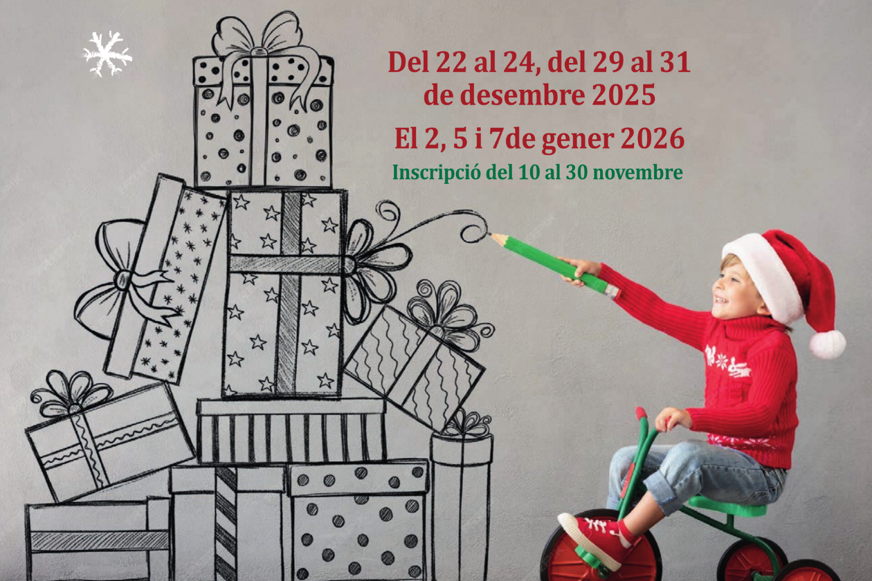 El 10 de novembre s'obriran les inscripcions dels Casals de Nadal per a infants