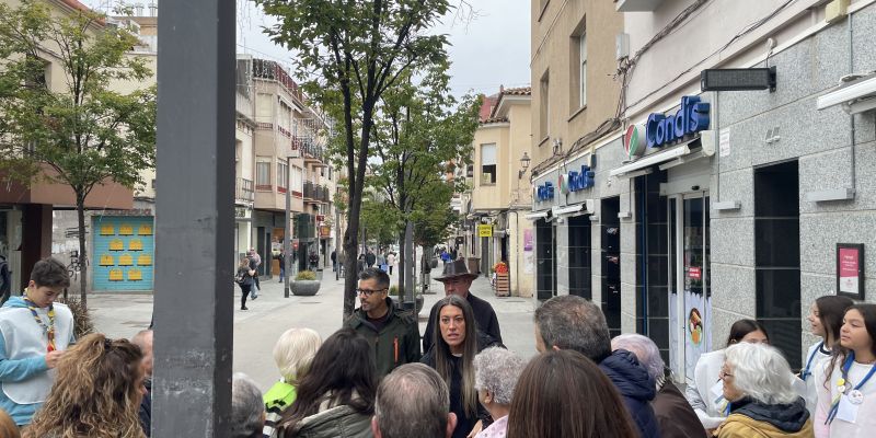 Míriam Nogueras, diputada de Junts al Congrés, a Rubí FOTO: Marta Casas
