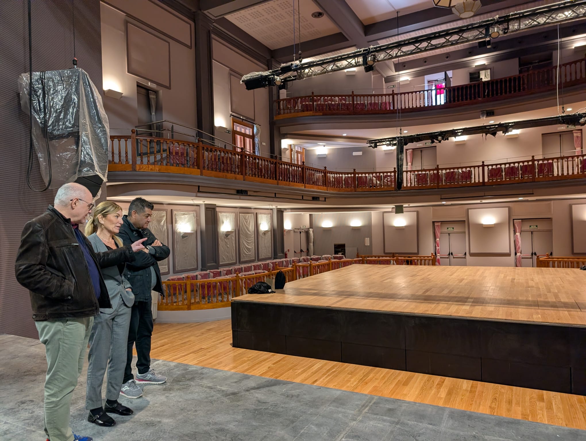 Visita a l'interior del Casino. FOTO: Estela Luengo