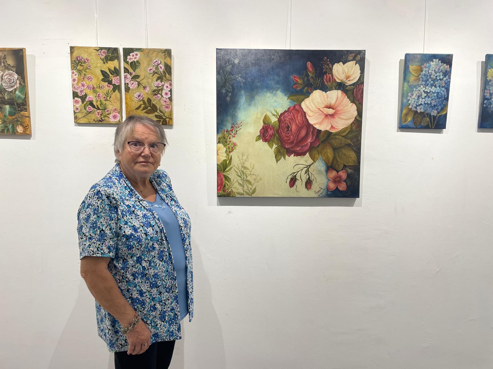 Rosa Nicolau, artista rubinenca. FOTO: Estela Luengo