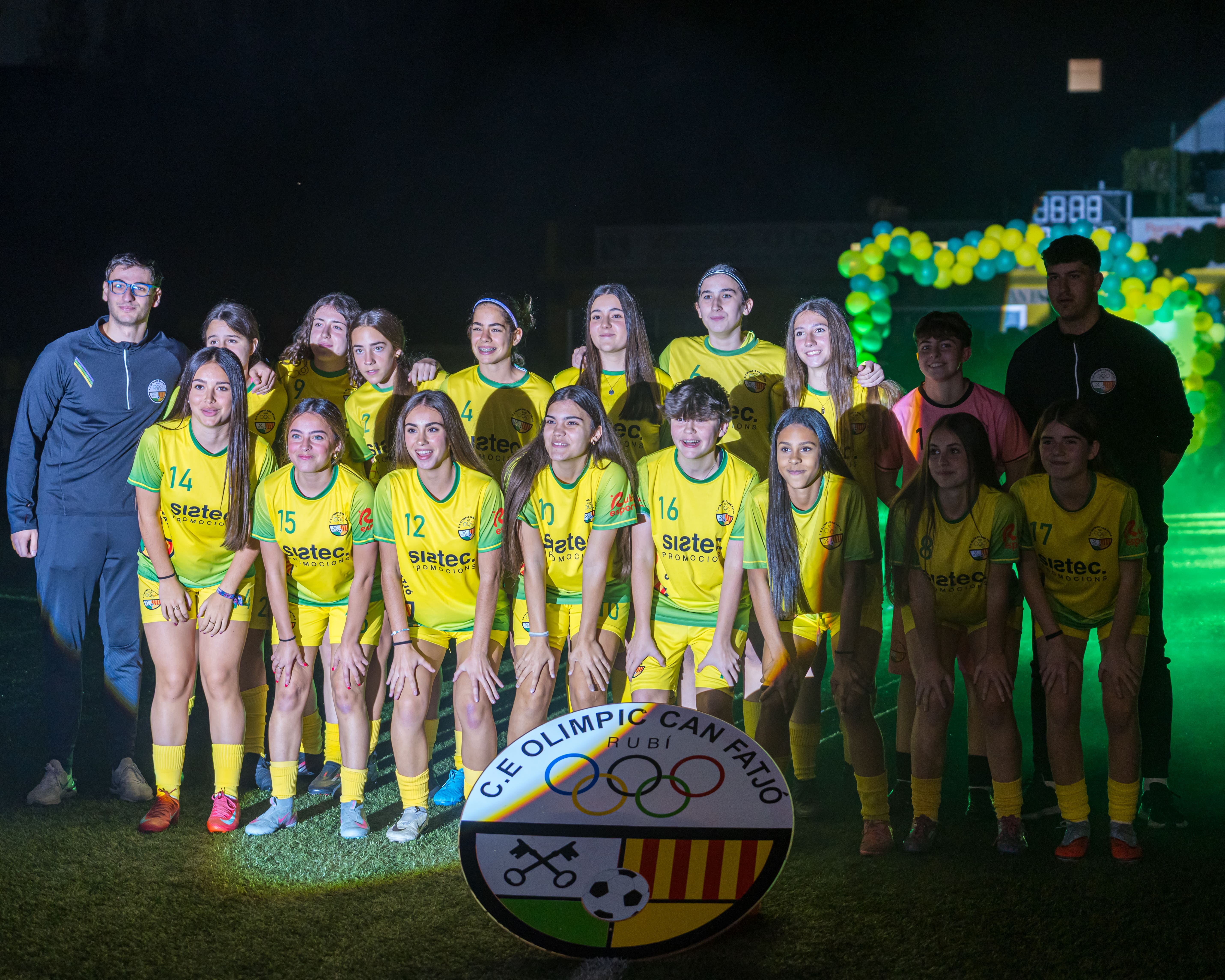 Presentació dels equips del C.E. Olímpic Can Fatjó 2025. FOTO: Eloi Sin