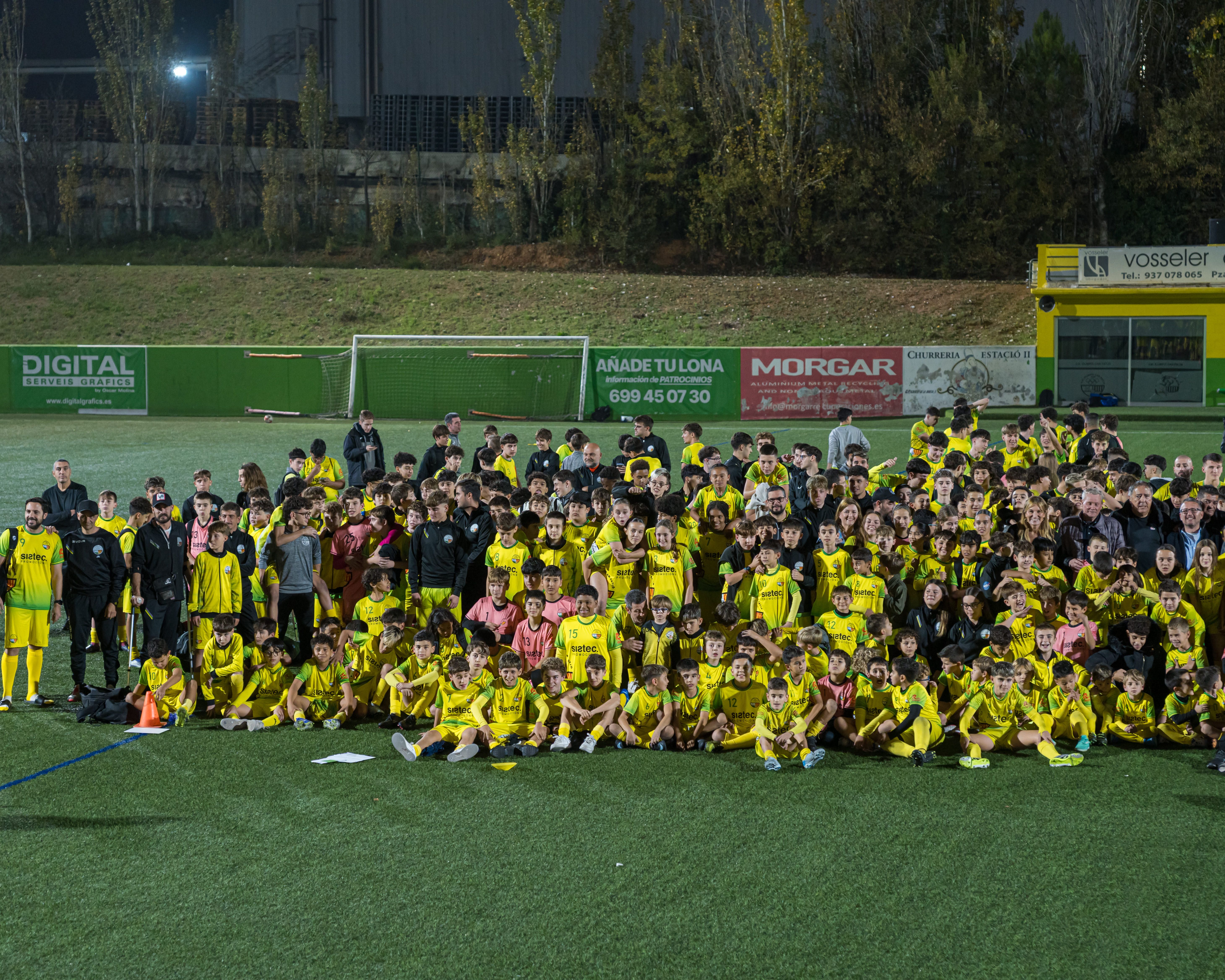 Presentació dels equips del C.E. Olímpic Can Fatjó 2025. FOTO: Eloi Sin