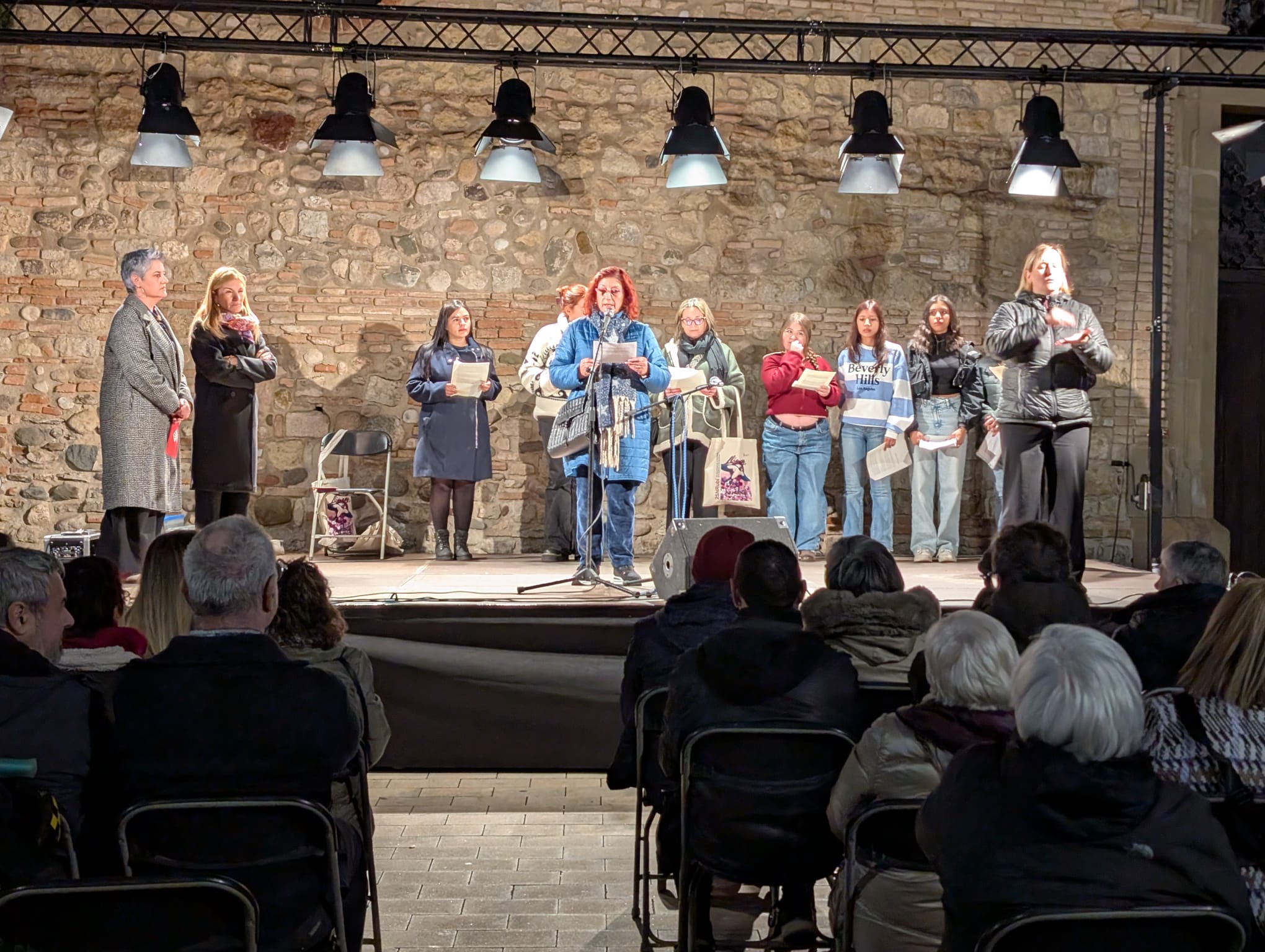 Rubí commemora el 25N posant el focus en la violència en l'àmbit digital. FOTO: Estela Luengo