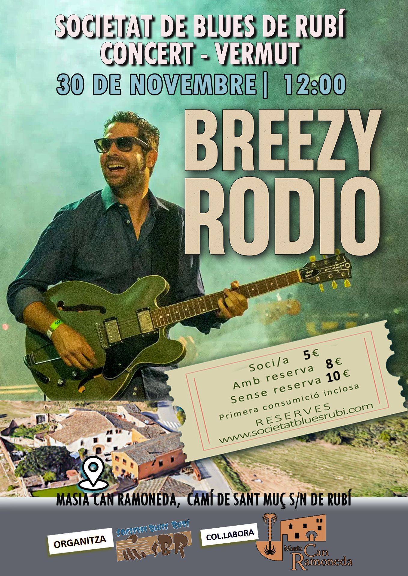 Breezy Rodio en concert a Can Ramoneda