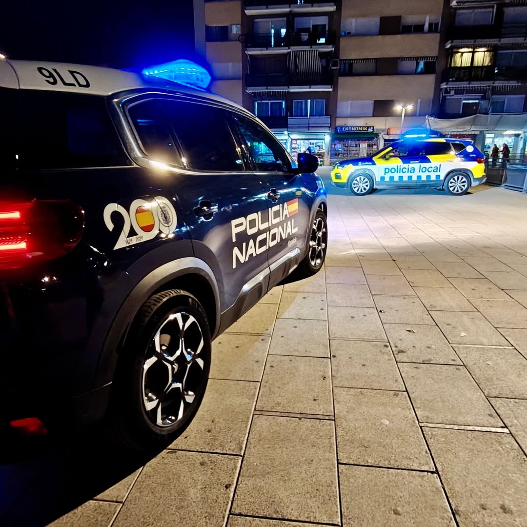 Un moment del dispositiu. FOTO: Policia Local via Instagram