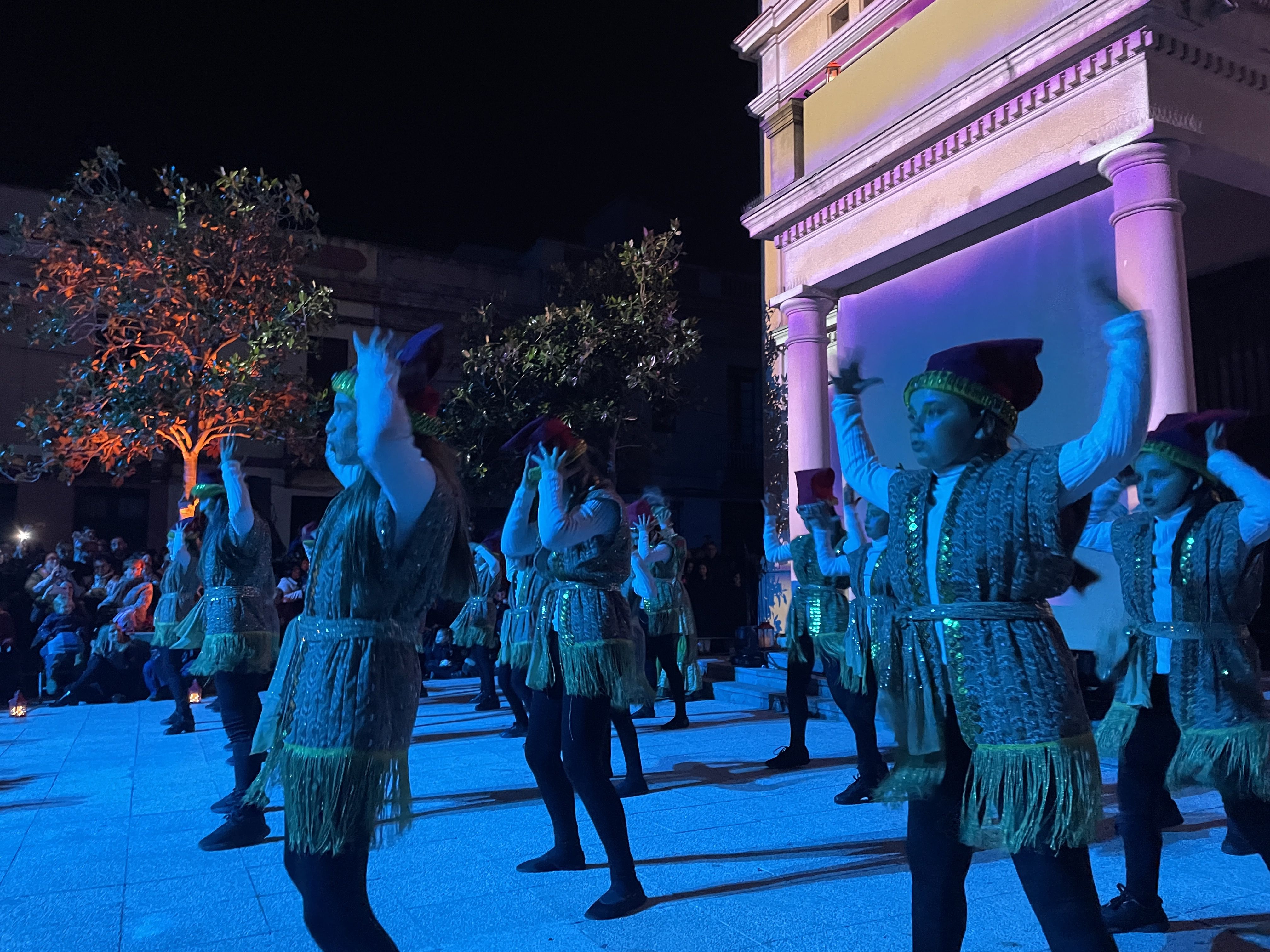 Encesa de l'enllumenat de Nadal 2025. FOTO: Estela Luengo