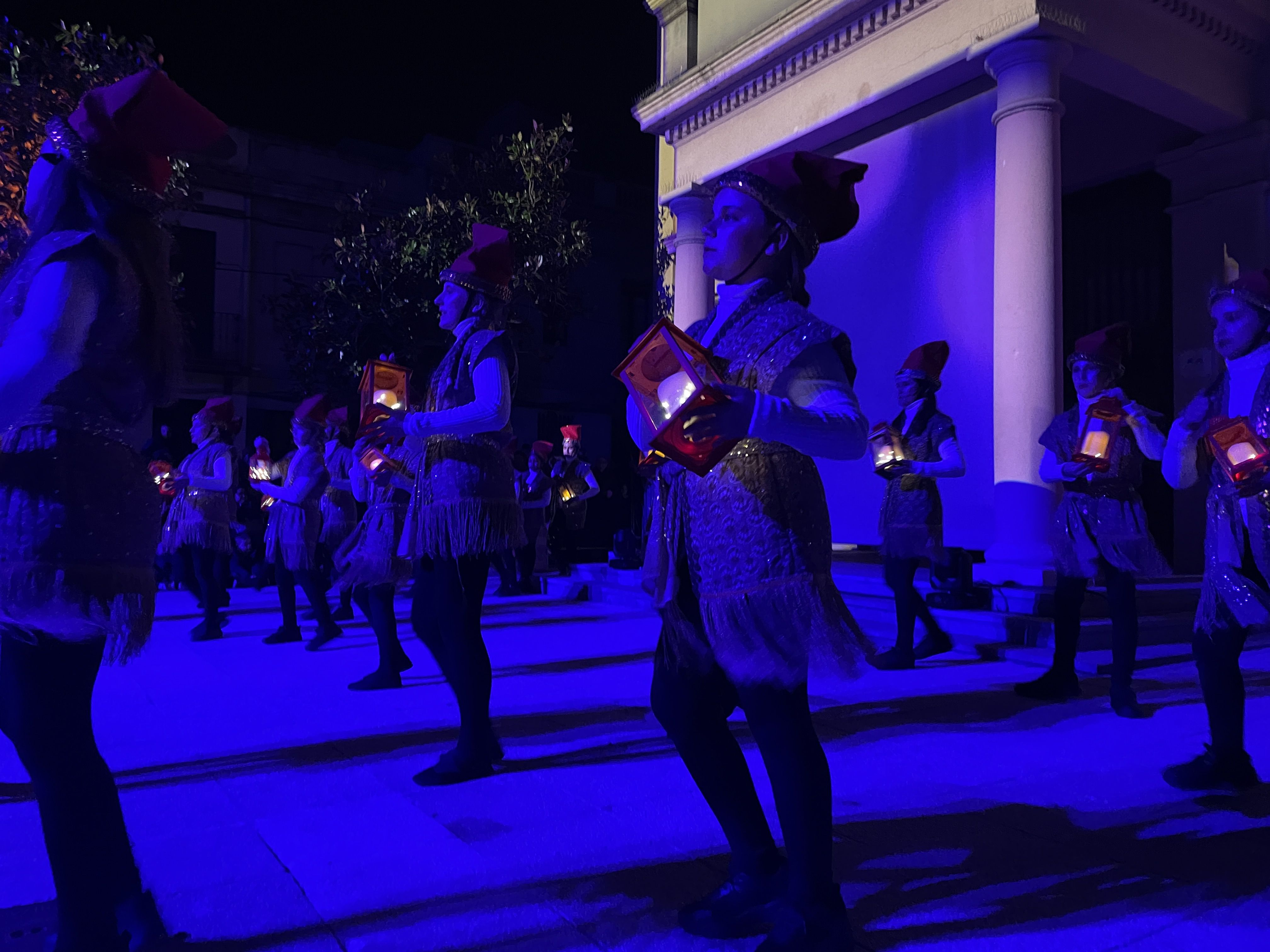 Encesa de l'enllumenat de Nadal 2025. FOTO: Estela Luengo