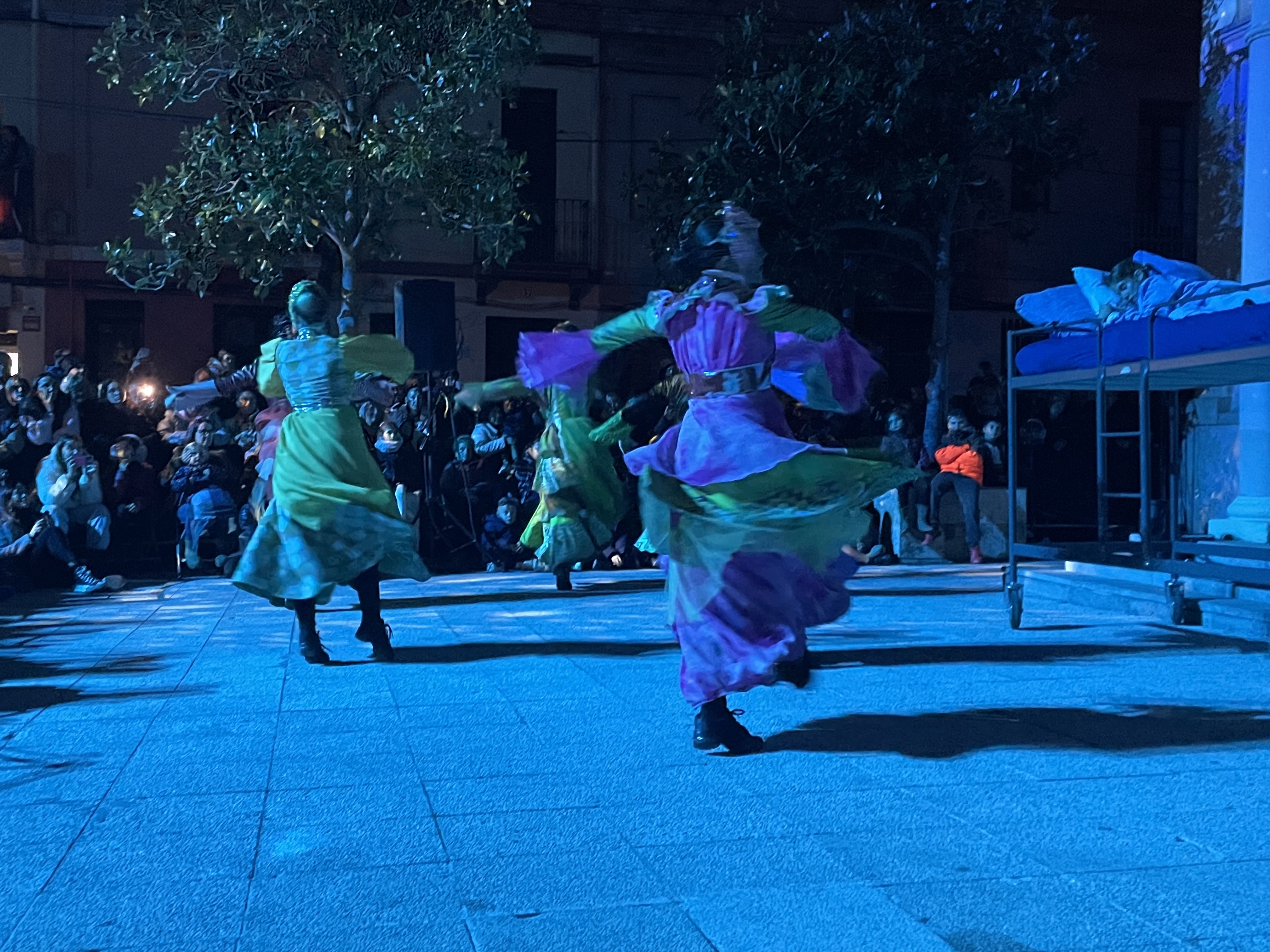 Encesa de l'enllumenat de Nadal 2025. FOTO: Estela Luengo