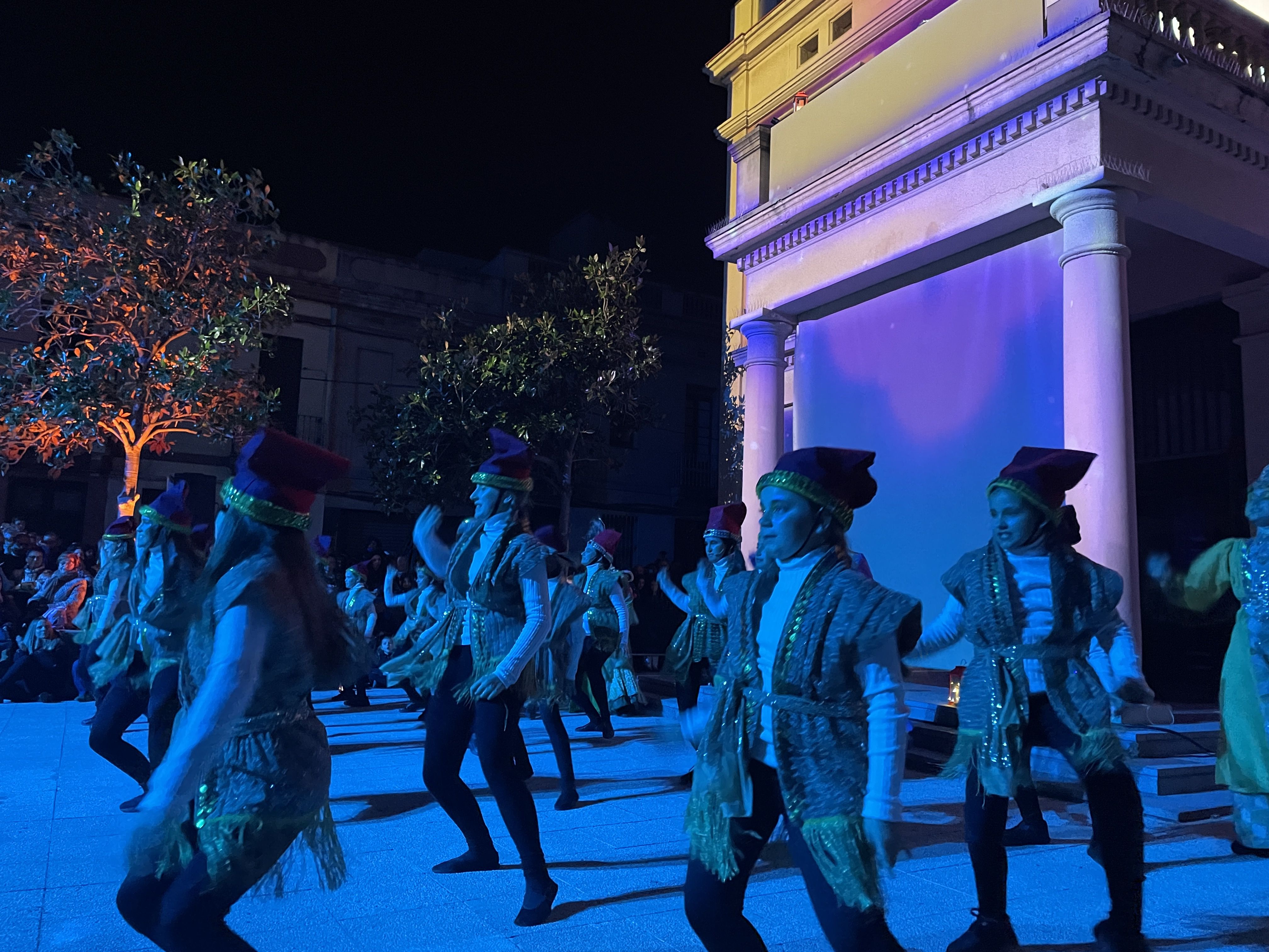 Encesa de l'enllumenat de Nadal 2025. FOTO: Estela Luengo