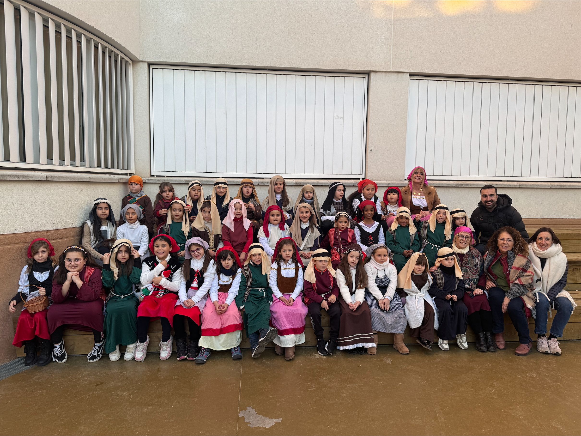Torna el pessebre vivent de l'Escola Montserrat. FOTO: Cedida